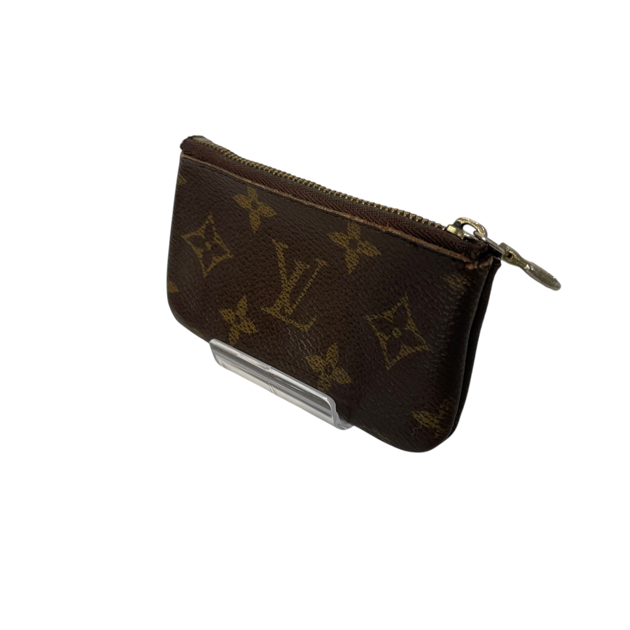 LOUIS VUITTON/Coin Wallet/Monogram/Leather/BRW/Key Pouch view 2