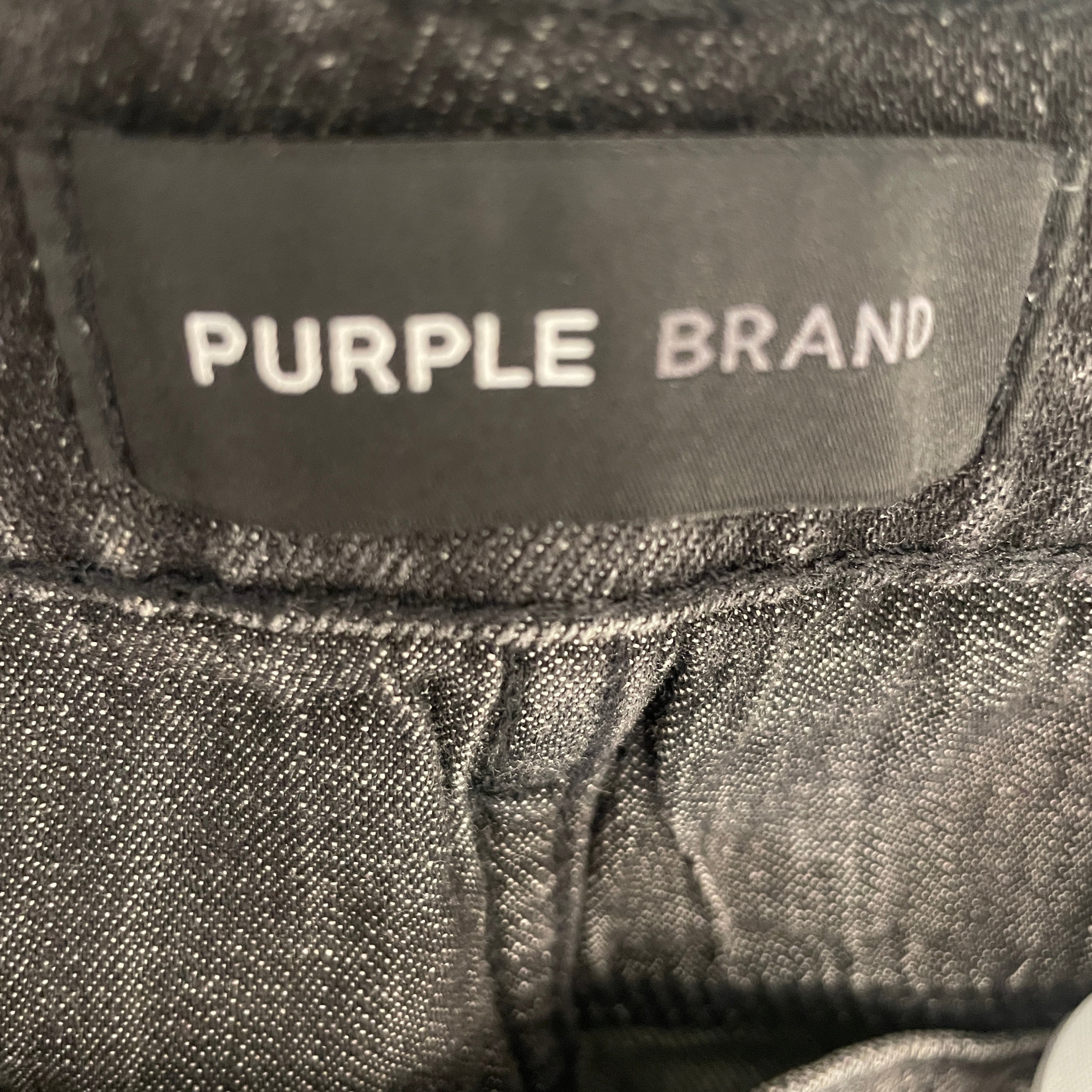 PURPLE BRAND/Bootcut Pants/34/Denim/BLK/ view 3