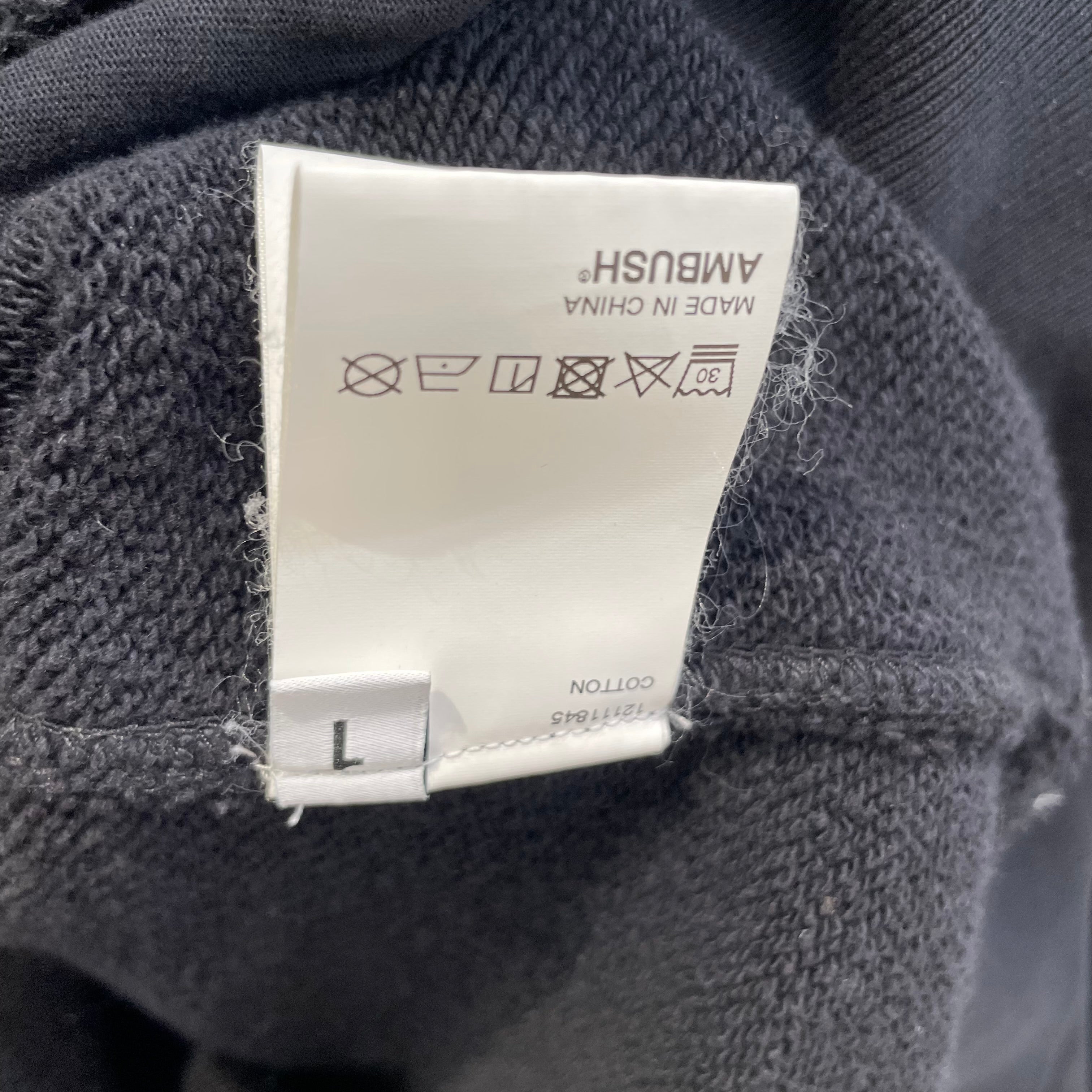 AMBUSH/Hoodie/1/Cotton/BLK/RAINBOW SHOELACE HOODIE view 5
