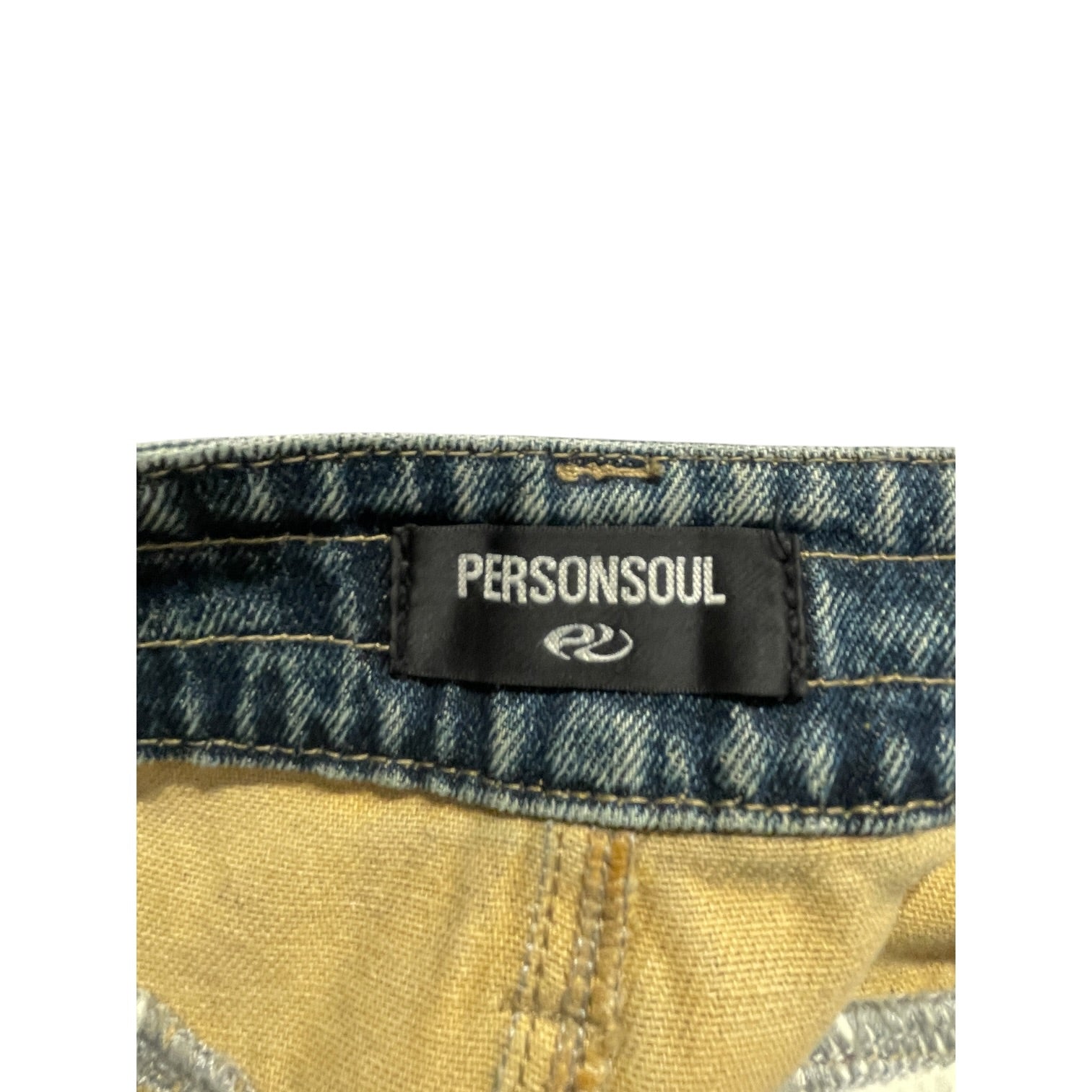 PERSONSOUL/Cargo Pants/XL/Cotton/MLT/Camo Splicing Denim Jeans view 3