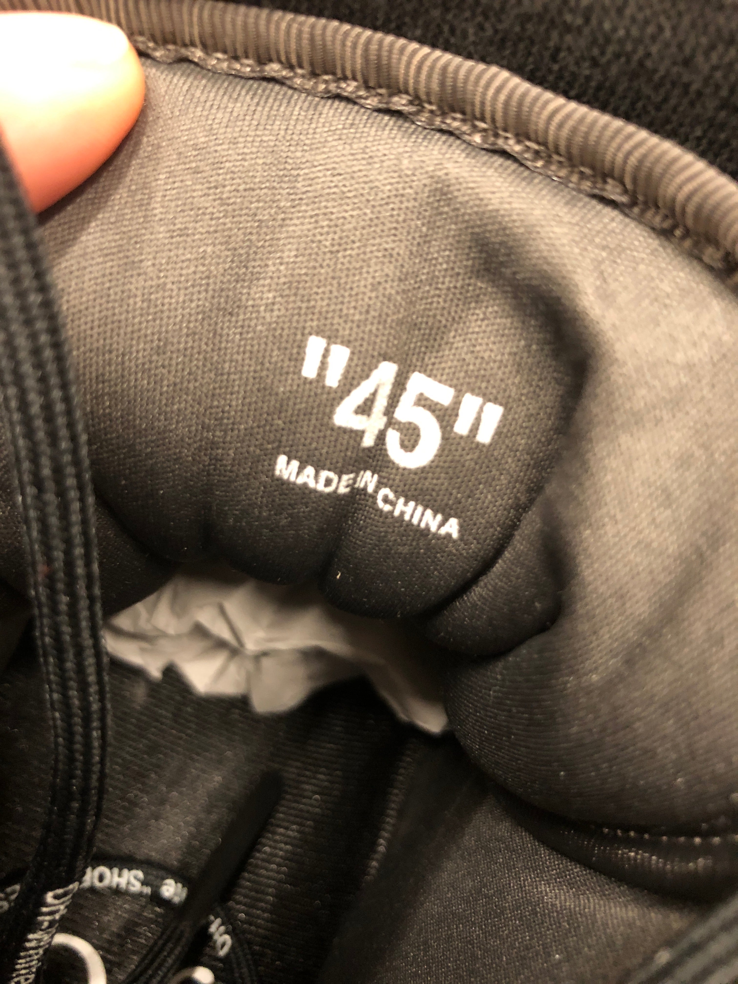 OFF-WHITE/Low-Sneakers/EU 45/Cotton/BLK/CHLORINE view 5