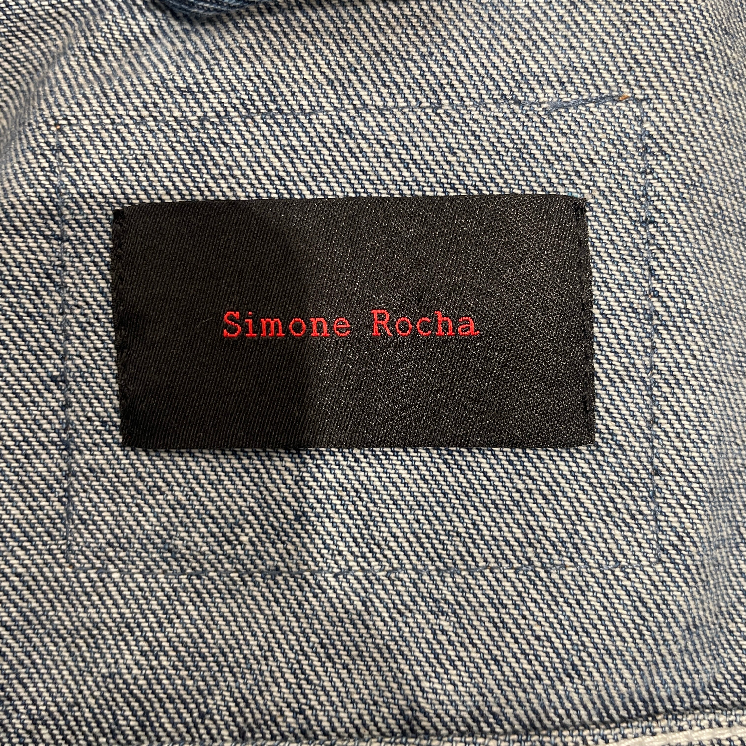 SIMONE ROCHA/Denim Jkt/XL/Cotton/BLU/ view 3