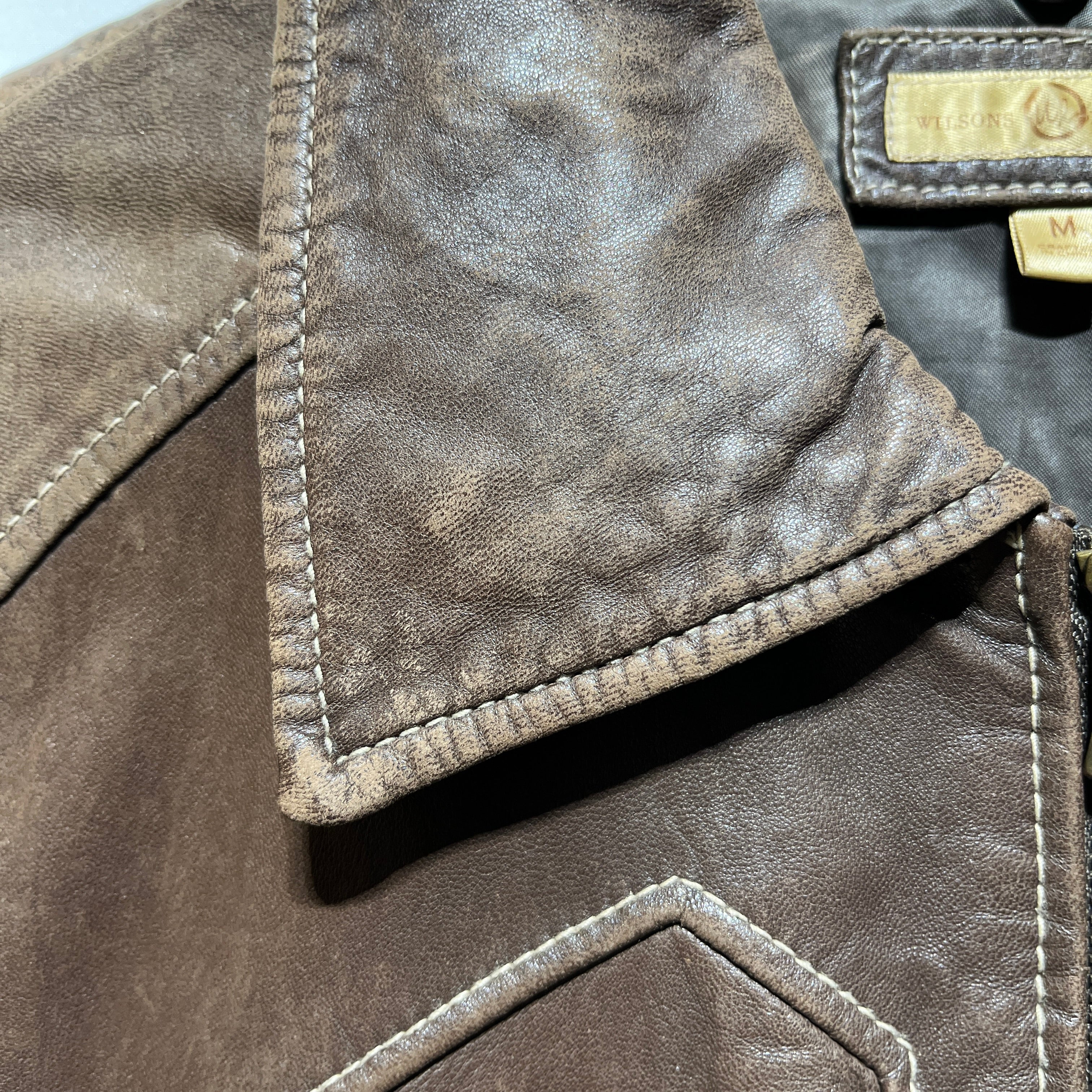 Wilsons Leather/Leather Jkt/M/Leather/BRW/GREAT PATINA view 12