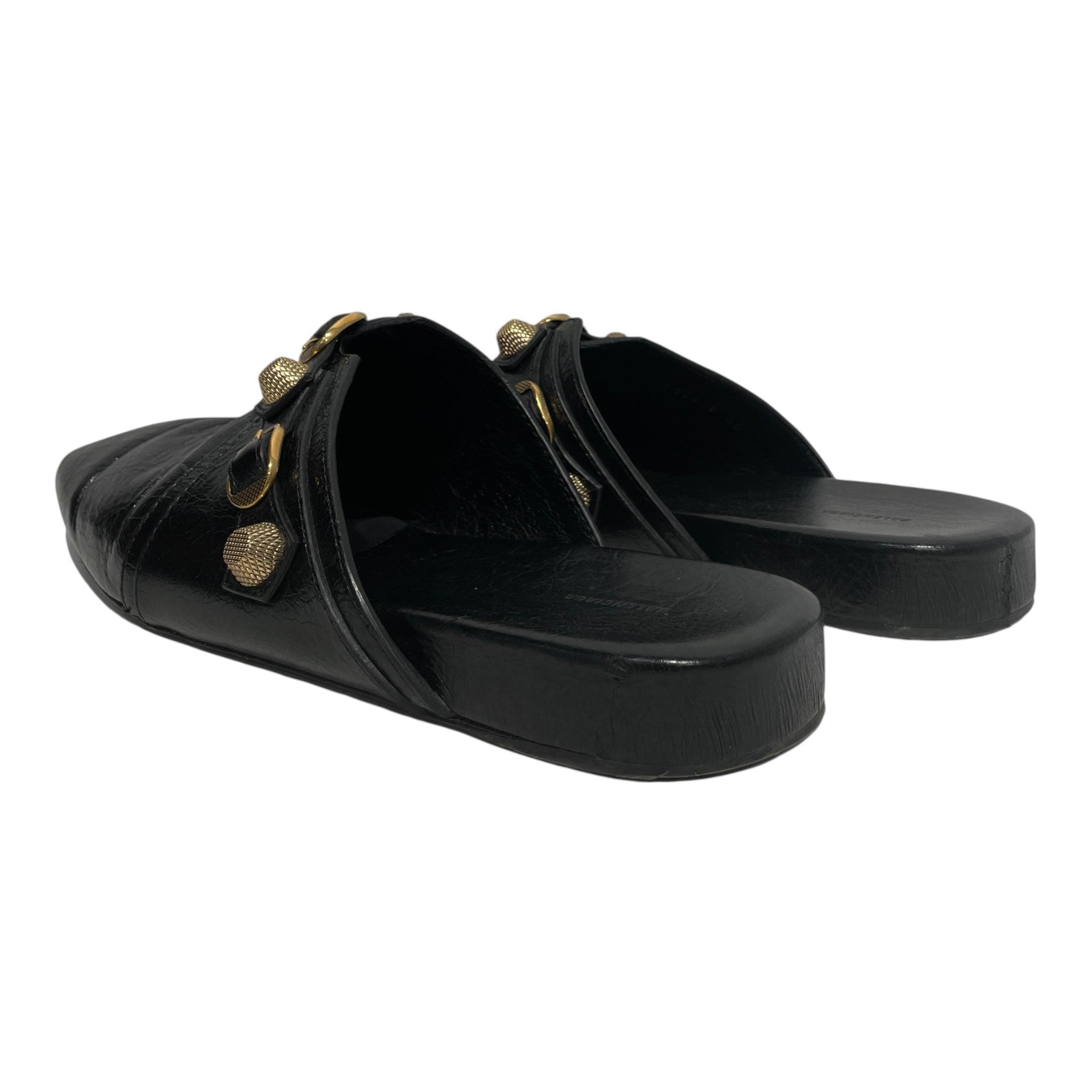 BALENCIAGA/Sandals/EU 42/Leather/BLK/ view 2