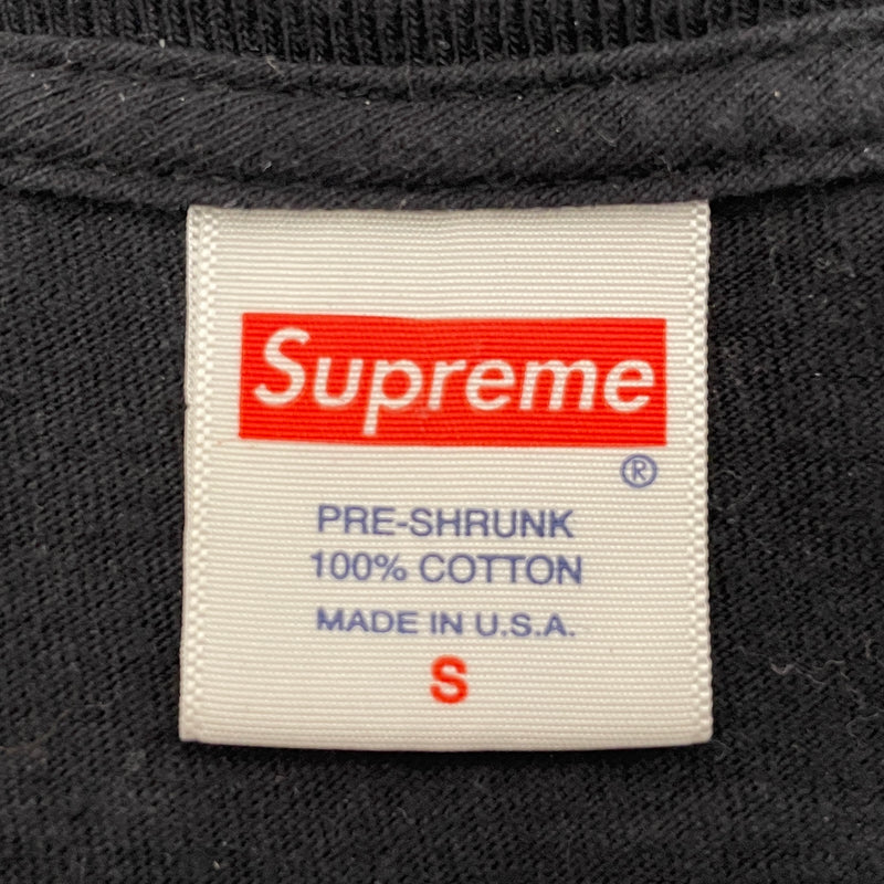Supreme/T-Shirt/S/Cotton/BLK/All Over Print/