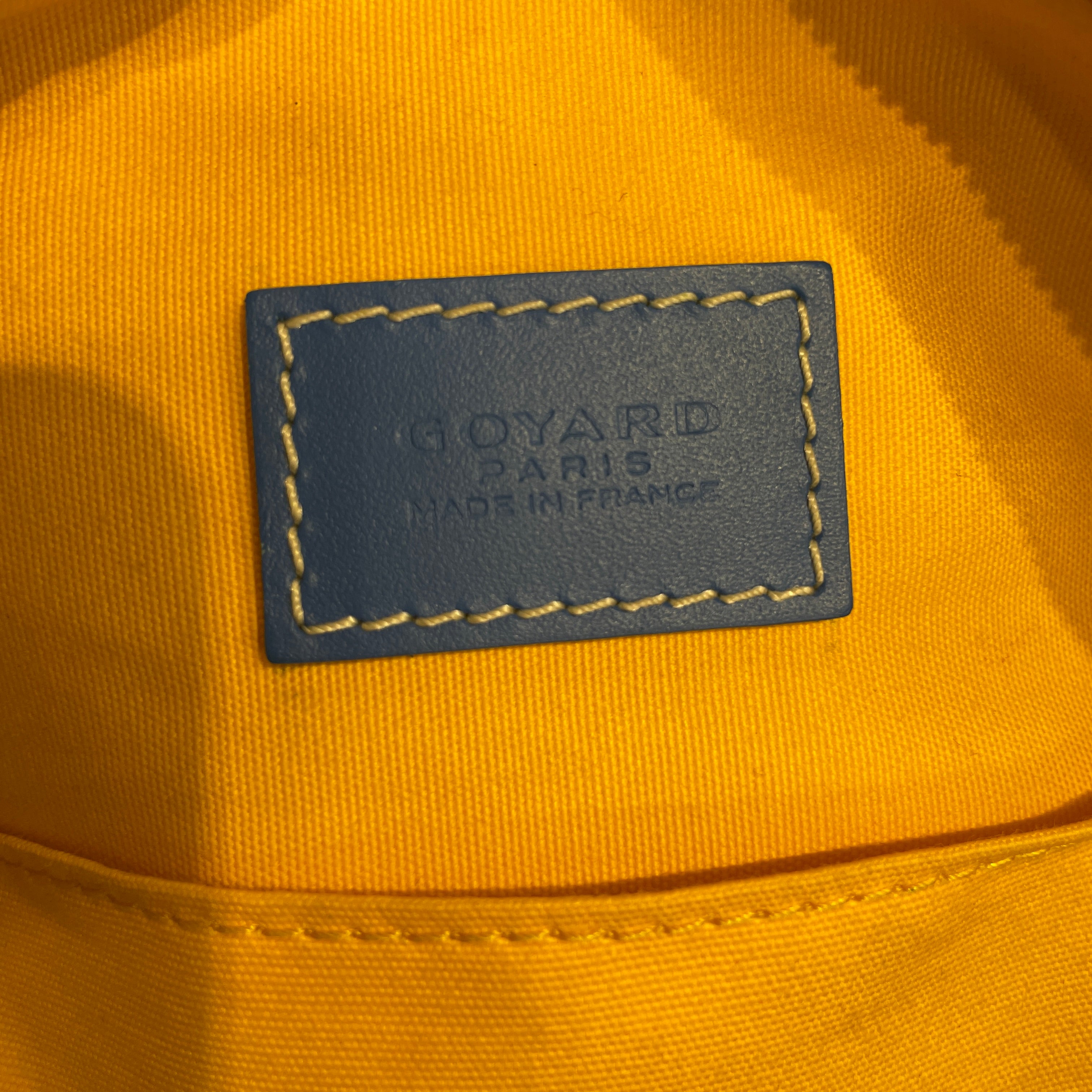 GOYARD/Pouch/All Over Print/Leather/BLU/GOYARDINE BOEING 25 view 3