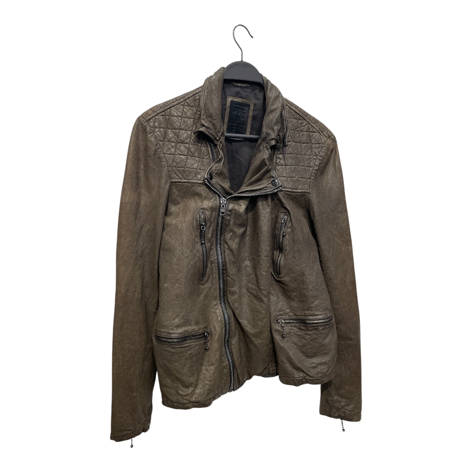 ALLSAINTS/Leather Jkt/L/Leather/CML/111607 view 1