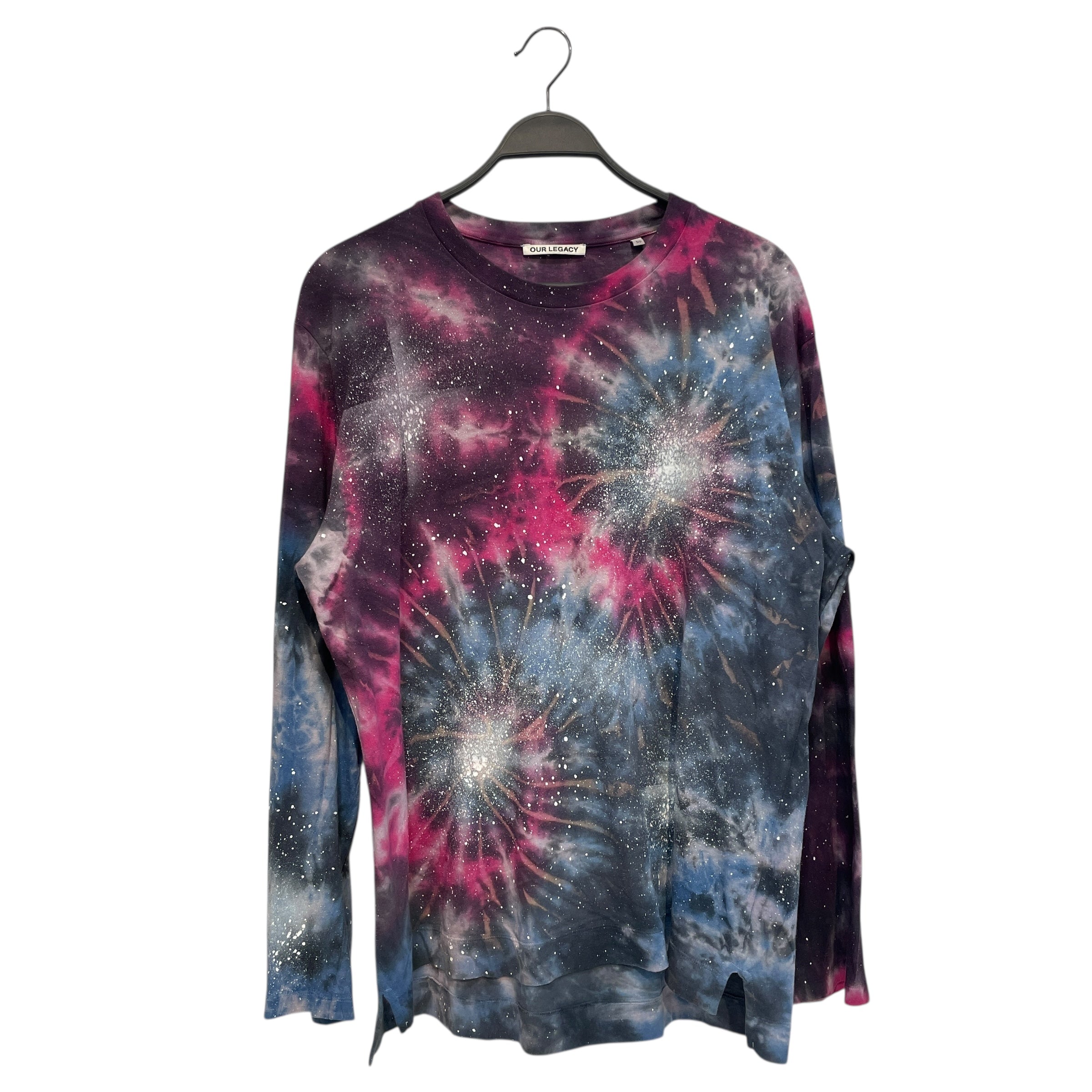 OUR LEGACY/LS T-Shirt/50/Cotton/MLT/All Over Print/Firework Tie-dye LS T-shirt view 1