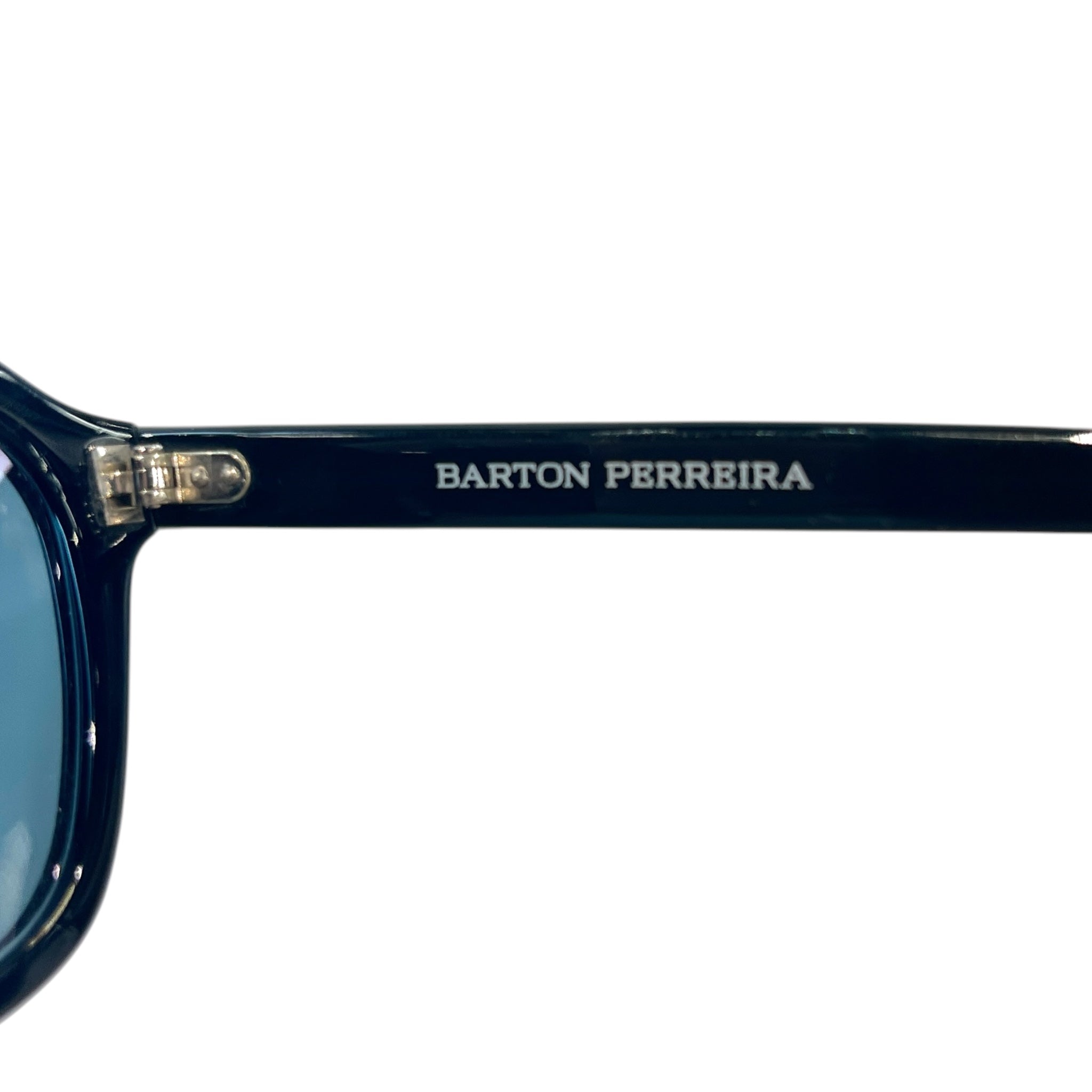 BARTON PERREIRA/Sunglasses/Celluloid/BLK/TUCKER BLUE LENS view 3