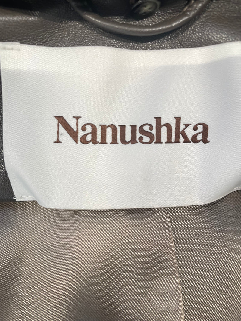 nanushka/Leather Jkt/M/Leather/BRW/