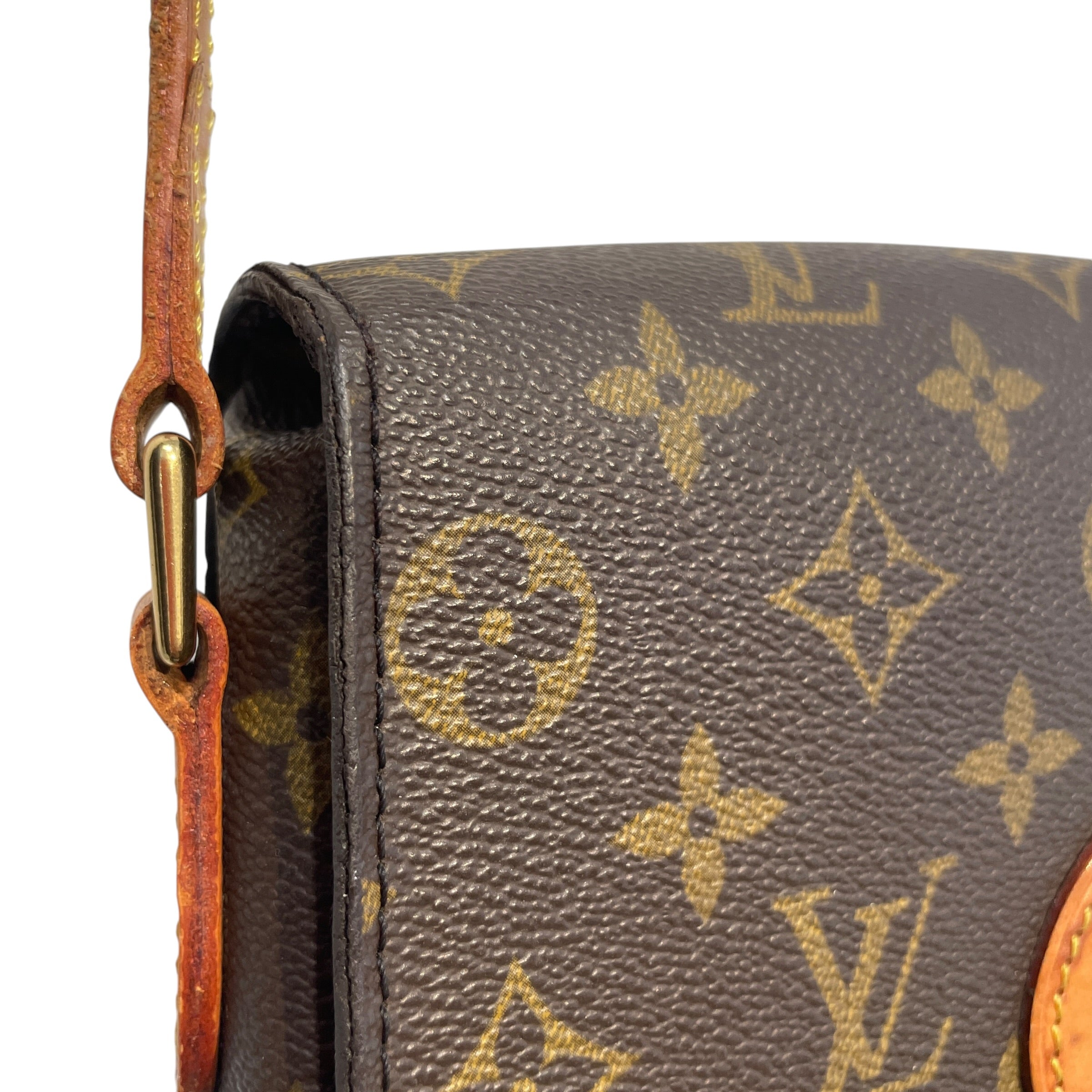 LOUIS VUITTON/Cross Body Bag/Monogram/Leather/BRW/Dauphine MM Gold-Tone LV Lock view 7