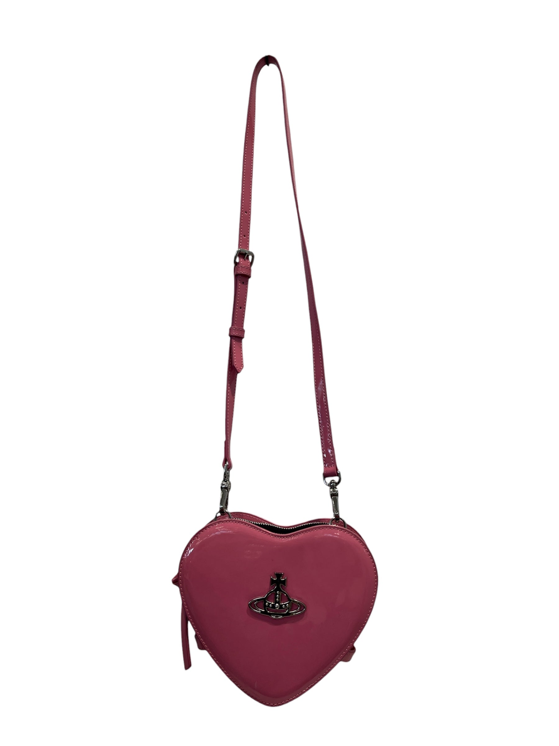 Vivienne Westwood/Cross Body Bag/Faux Leather/PNK/HEARTBAGSLVREMBLEM view 1