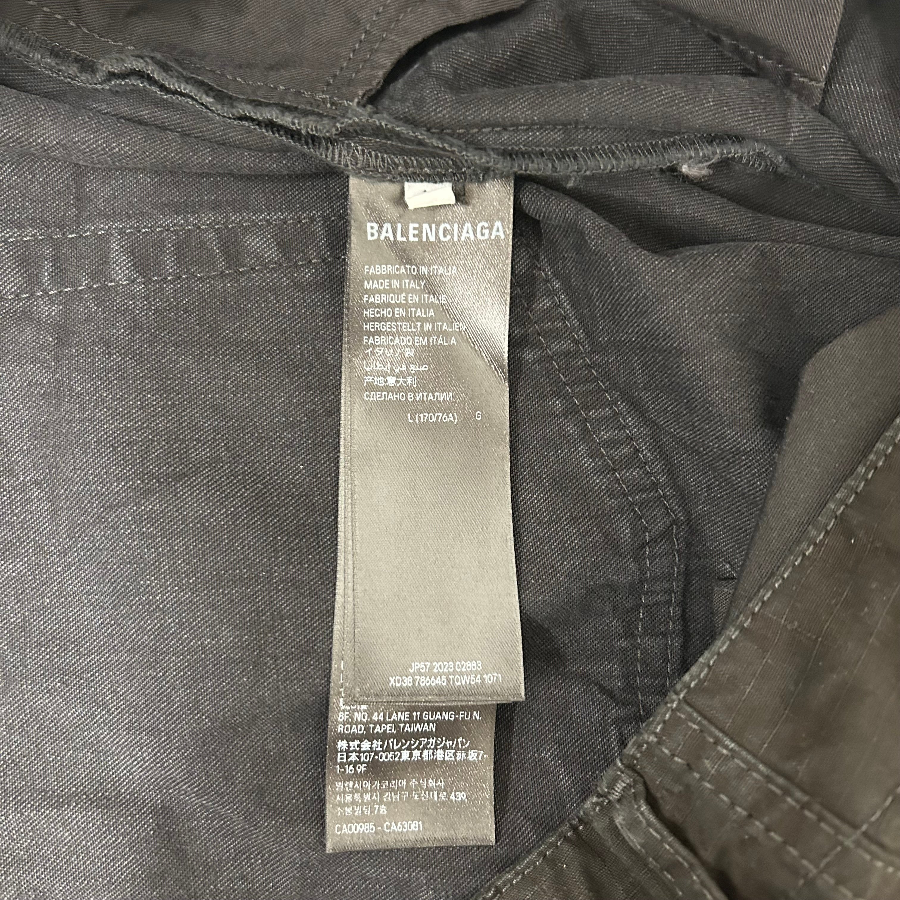BALENCIAGA/Cargo Pants/L/Cotton/BLK/CARGO PANTS view 4