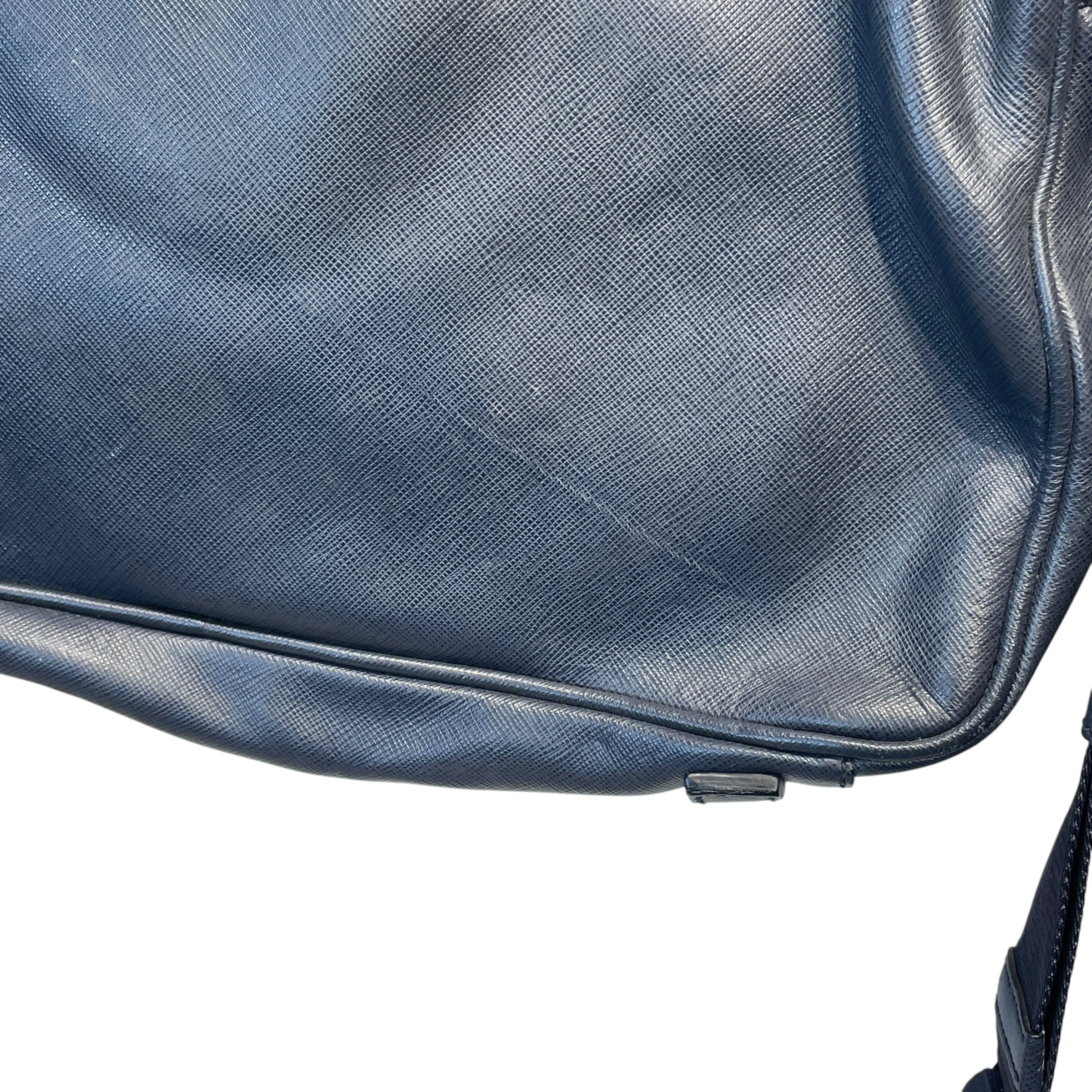 PRADA/Bag/Leather/NVY/STAFFIANO TRAVEL LEATHER view 6