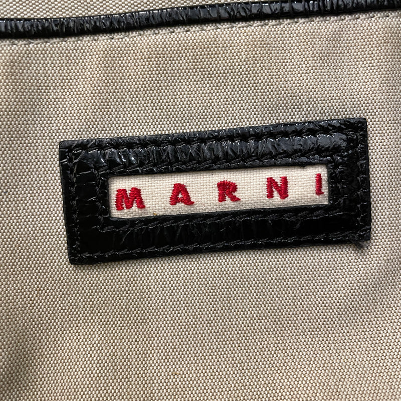 MARNI/Tote Bag/Leather/BLK/LEATHER TOTE