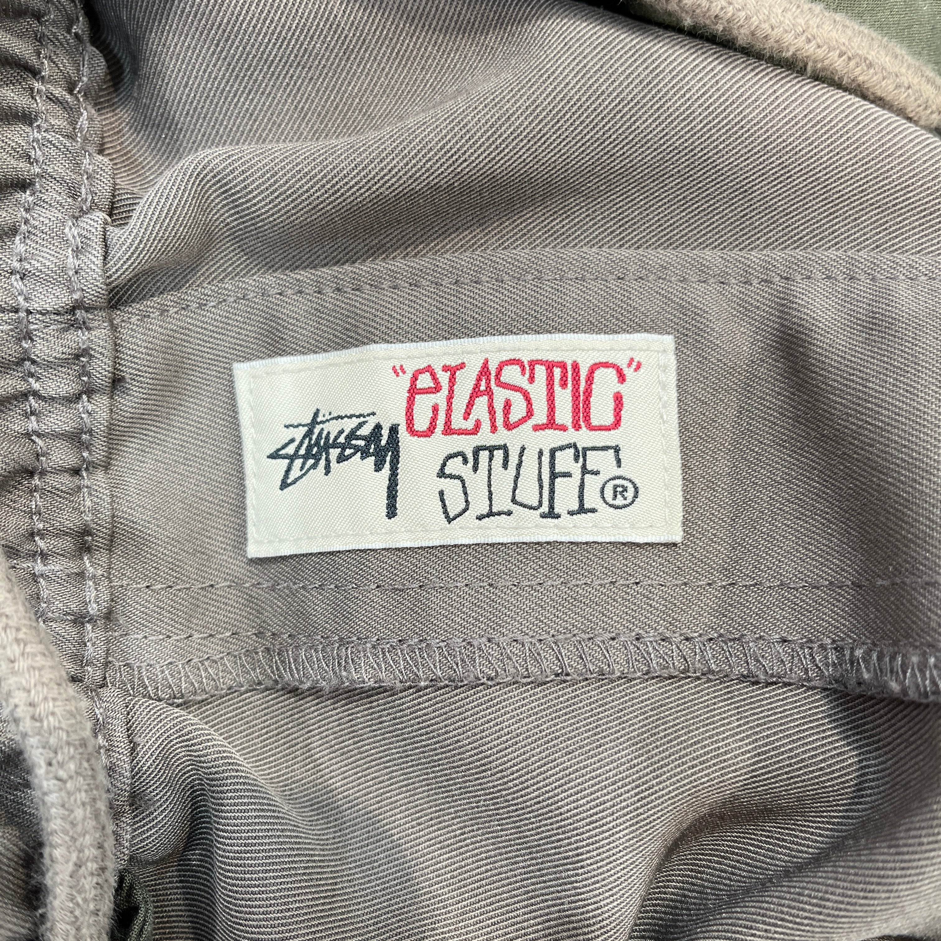 STUSSY/Pants/M/Cotton/BRW/"Elastic Stuff" Wide Pants view 4