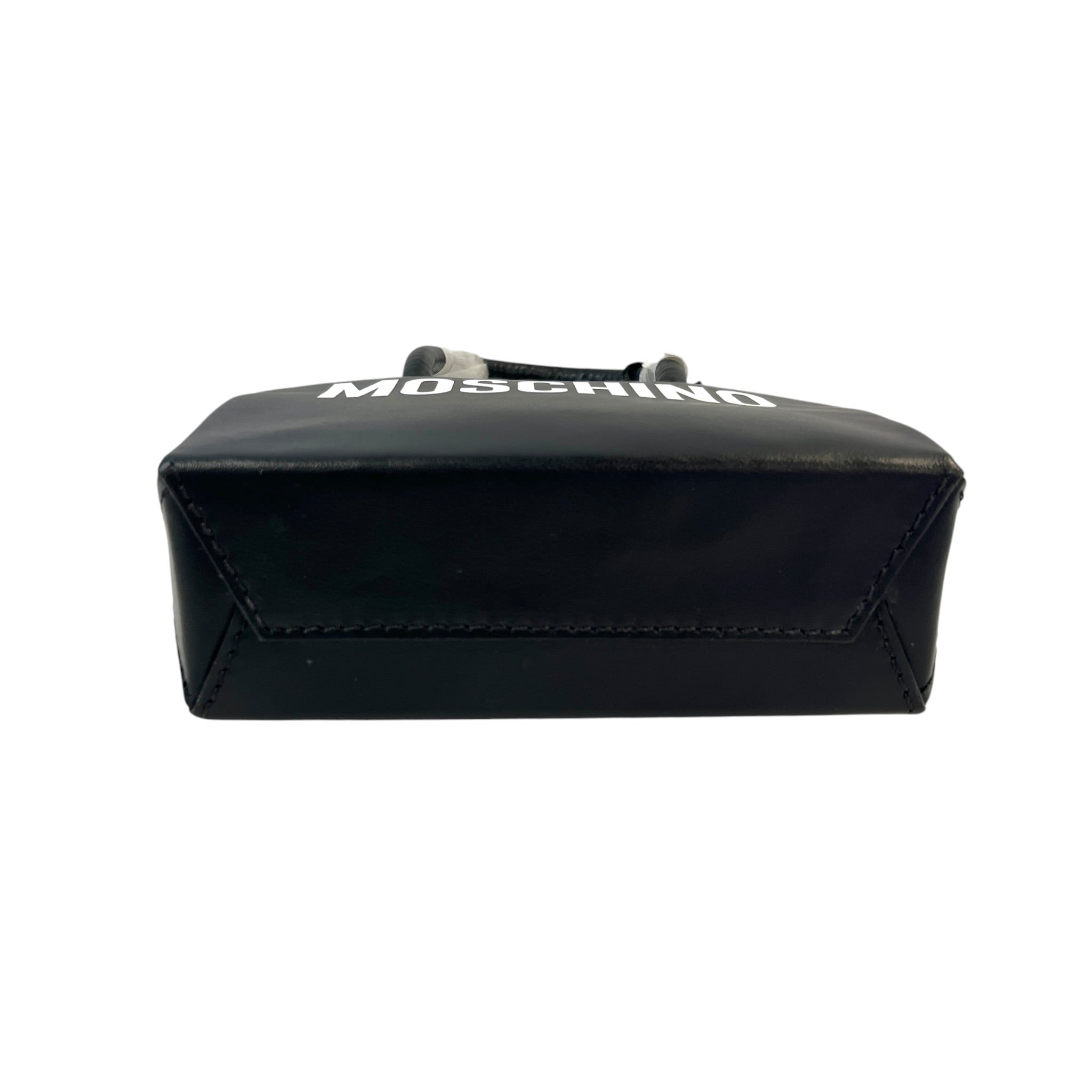 MOSCHINO/Hand Bag/Leather/BLK/moschino belt bag view 3