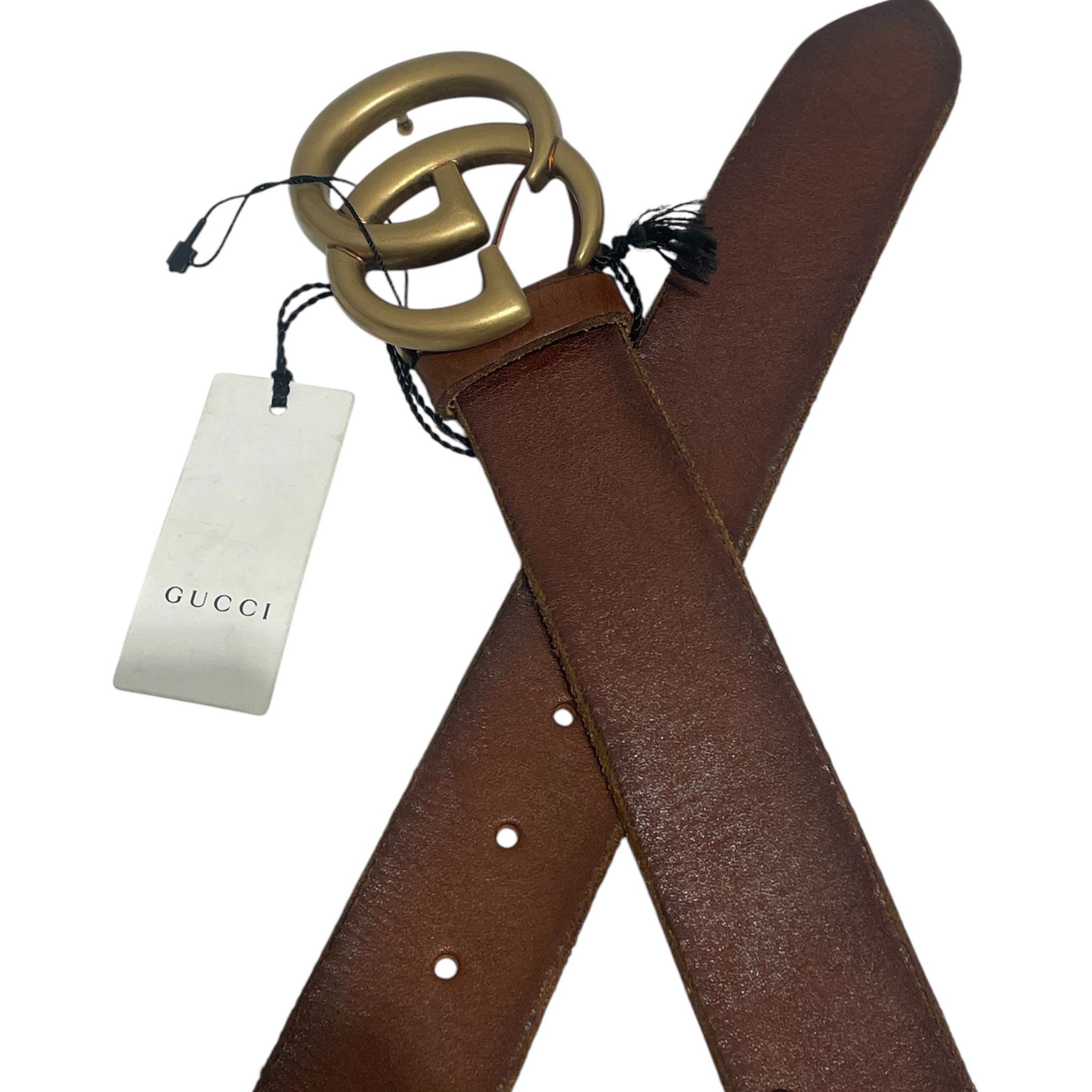 GUCCI/Belt/Leather/BRW/GG Marmont Belt view 2