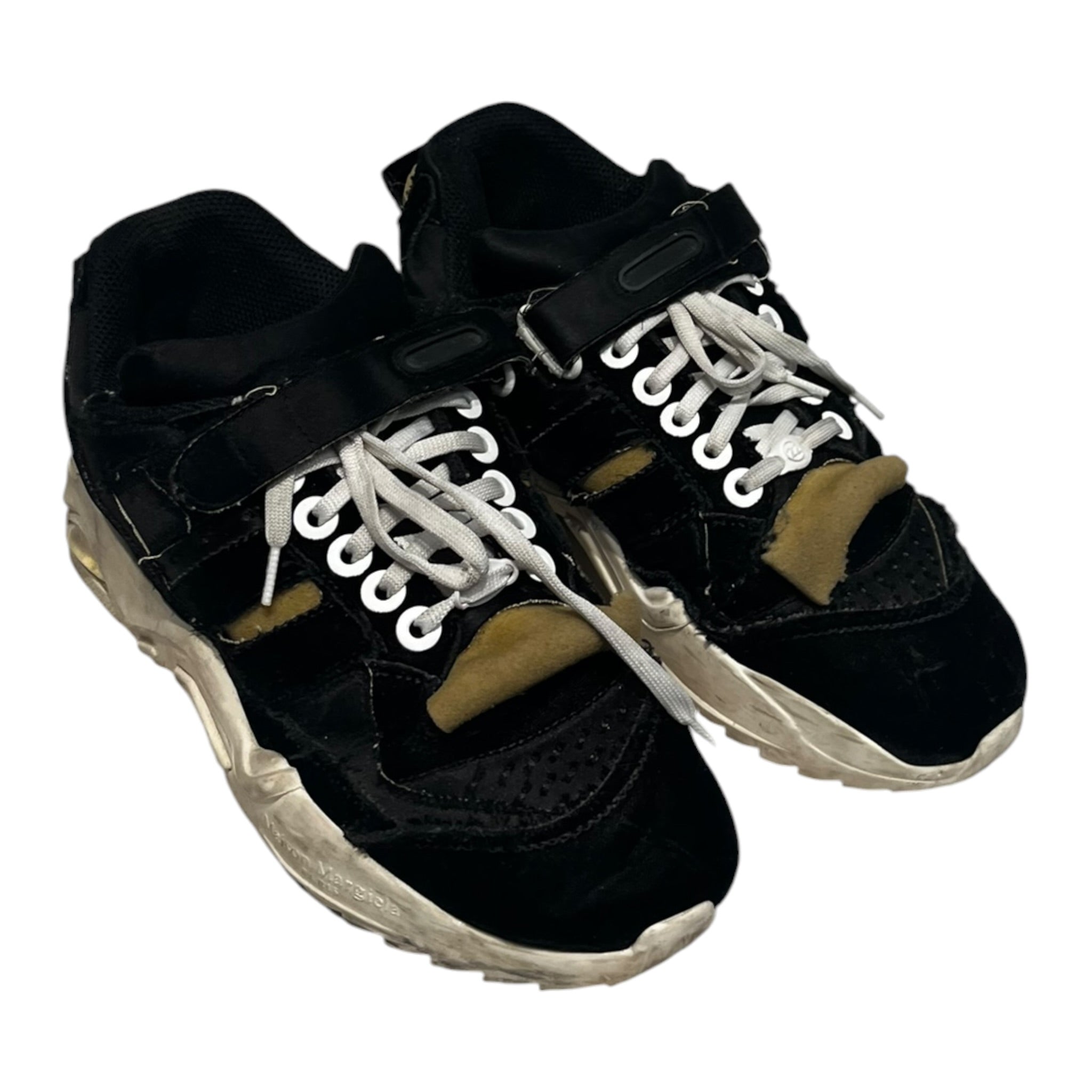 Maison Margiela/Low-Sneakers/EU 39.5/BLK/retro fit view 1