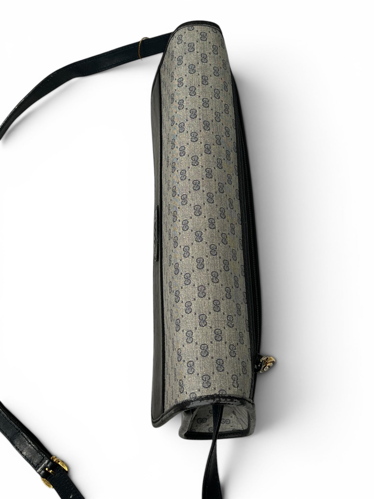 GUCCI/Cross Body Bag/Monogram/Cotton/GRY/VINTAGE CROSSBODY 004 14 0264 view 5