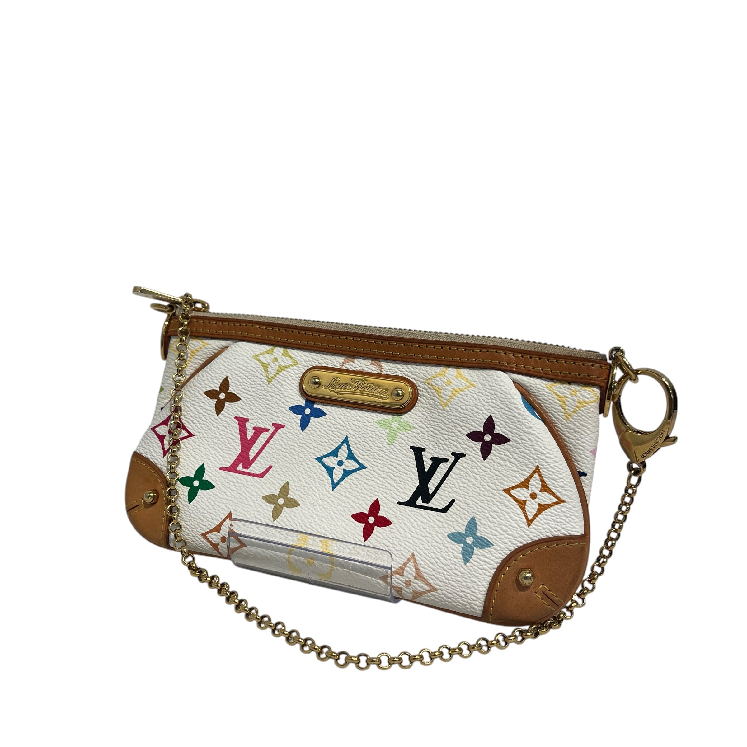 LOUIS VUITTON/Bag/Monogram/Leather/MLT/Murakami Pochette  Milla MM view 1