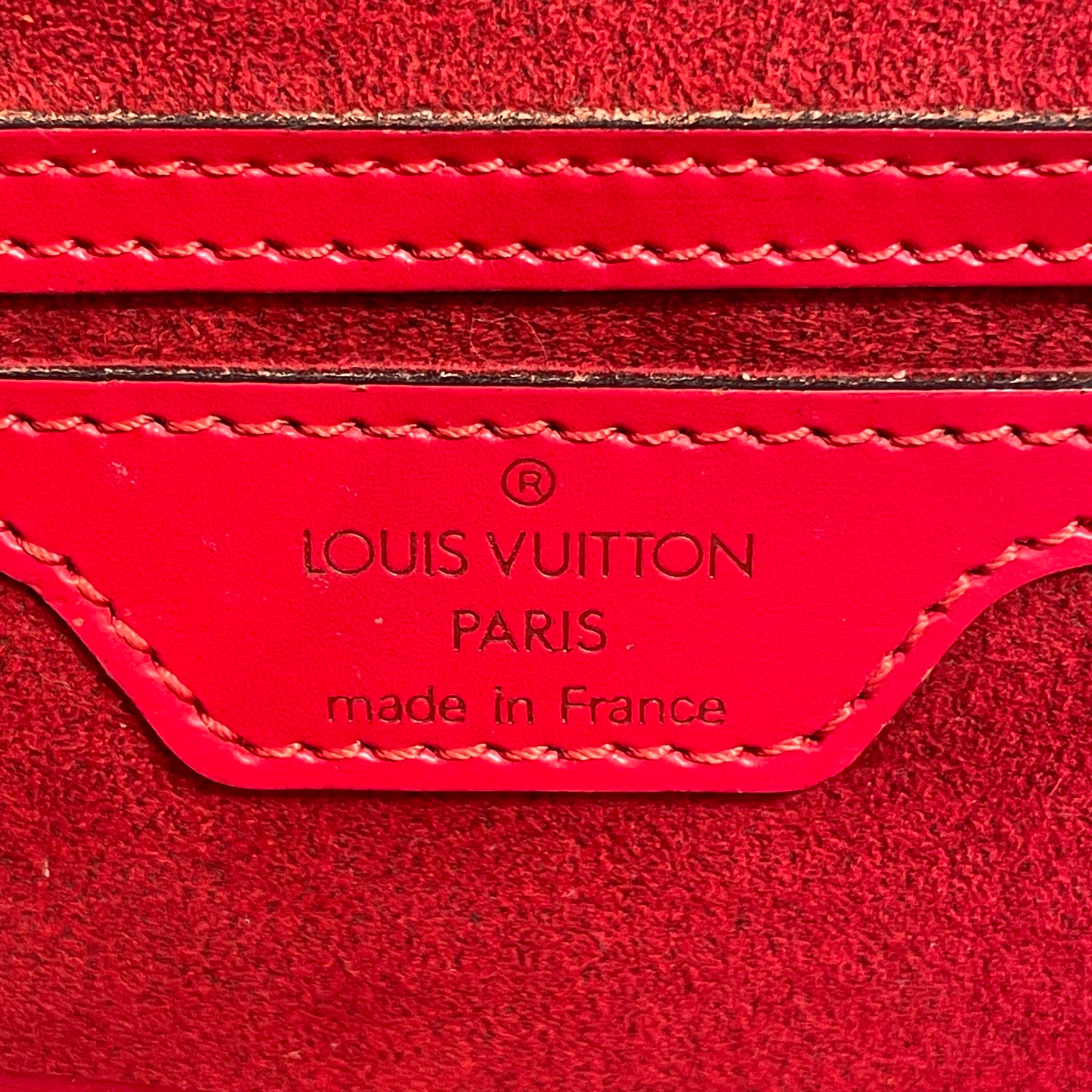 LOUIS VUITTON/Bag/Stripe/Leather/RED/RED EPI SOUFFLOT view 5