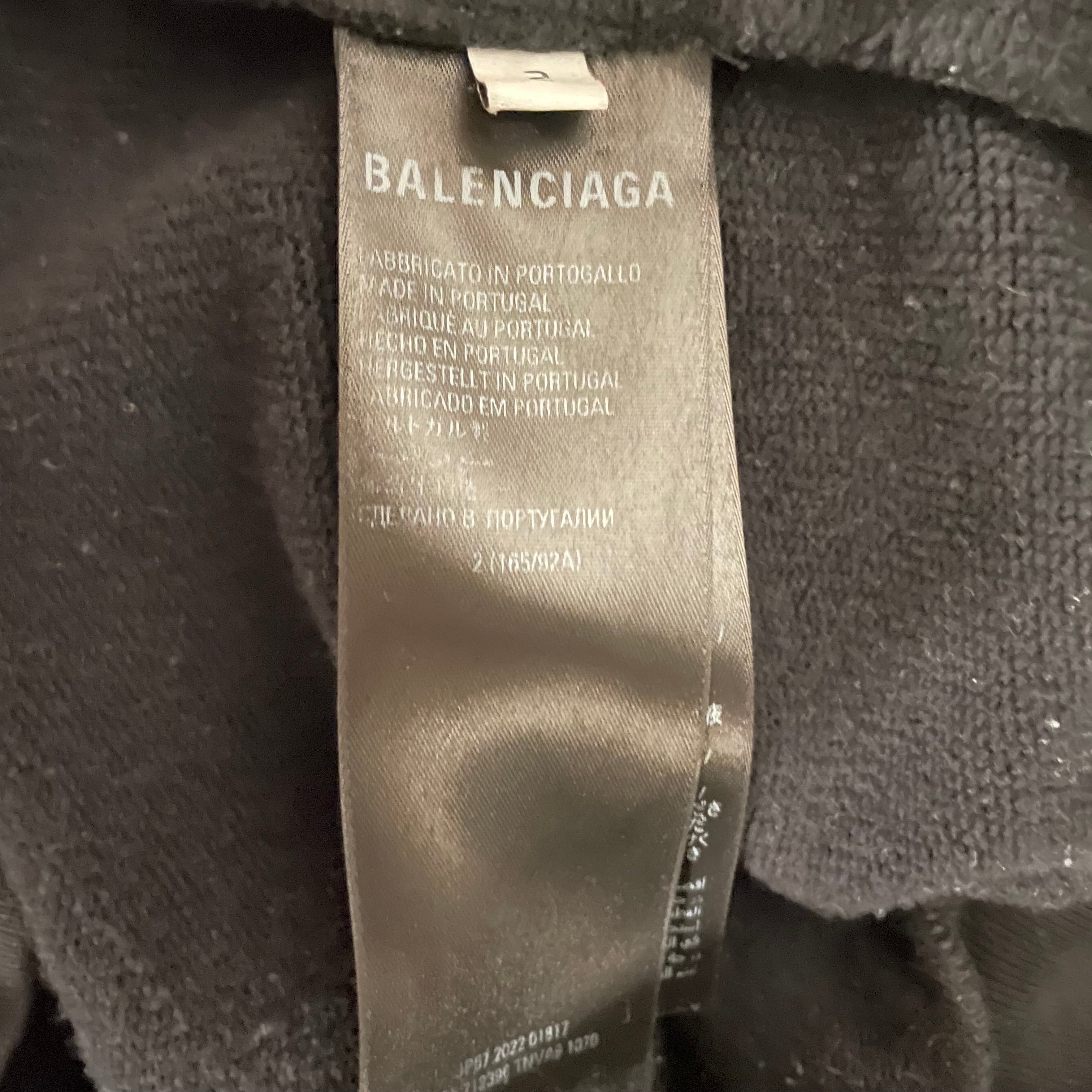 BALENCIAGA/adidas/Hoodie/2/Graphic/Cotton/BLK/712396 view 3