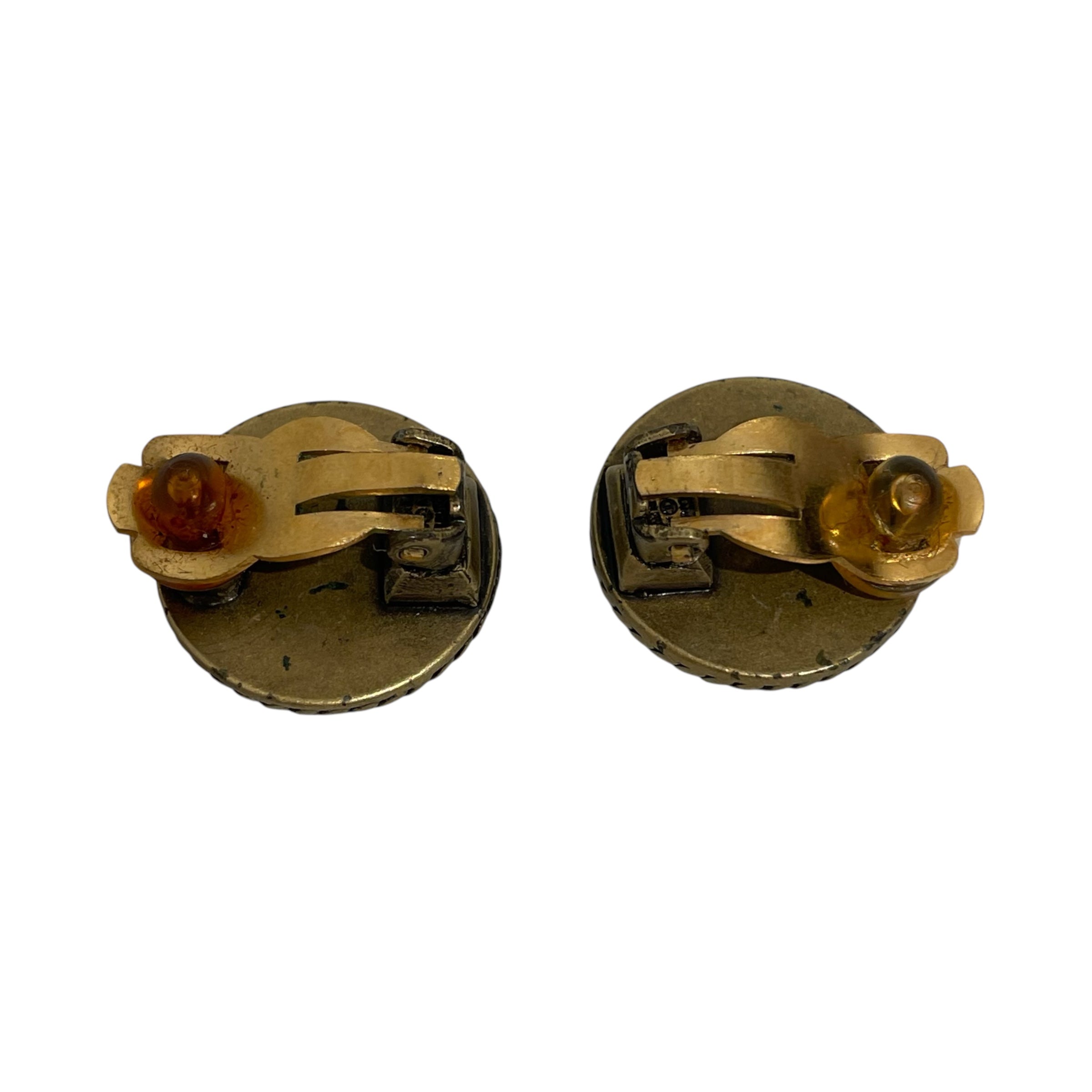 CHANEL/Earrings/Gold/ view 2