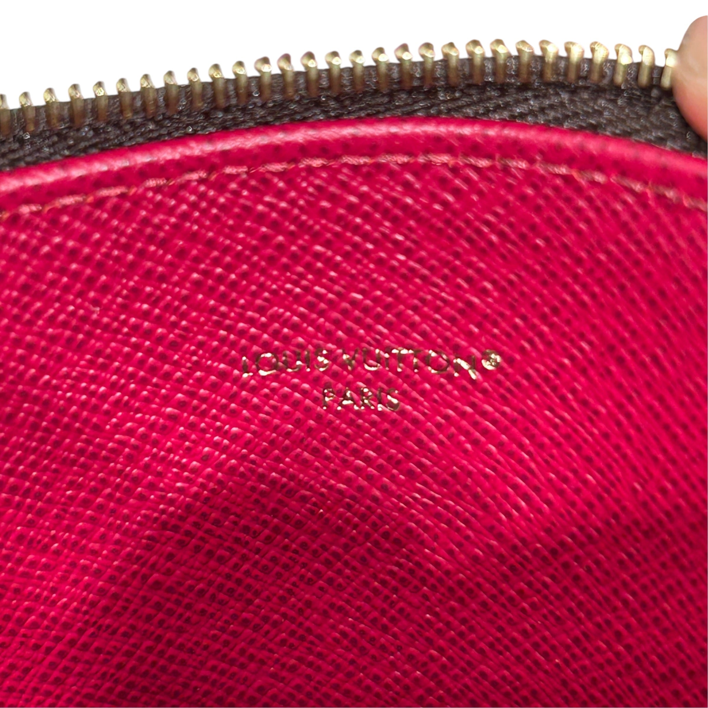 LOUIS VUITTON/Long Wallet/Monogram/Leather/BRW/L's/RED INTERIOR view 4