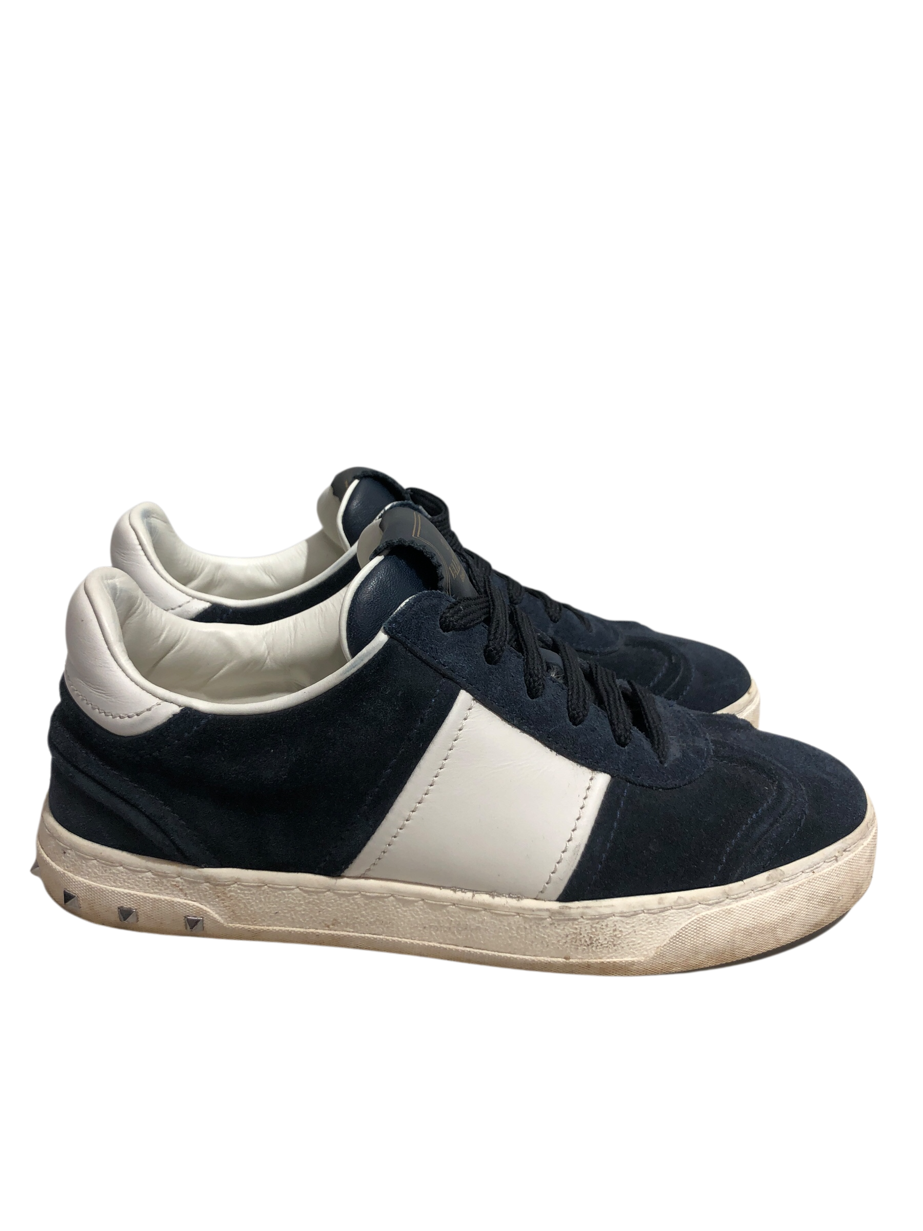 VALENTINO GARAVANI/Low-Sneakers/US 6/Suede/NVY/ view 4