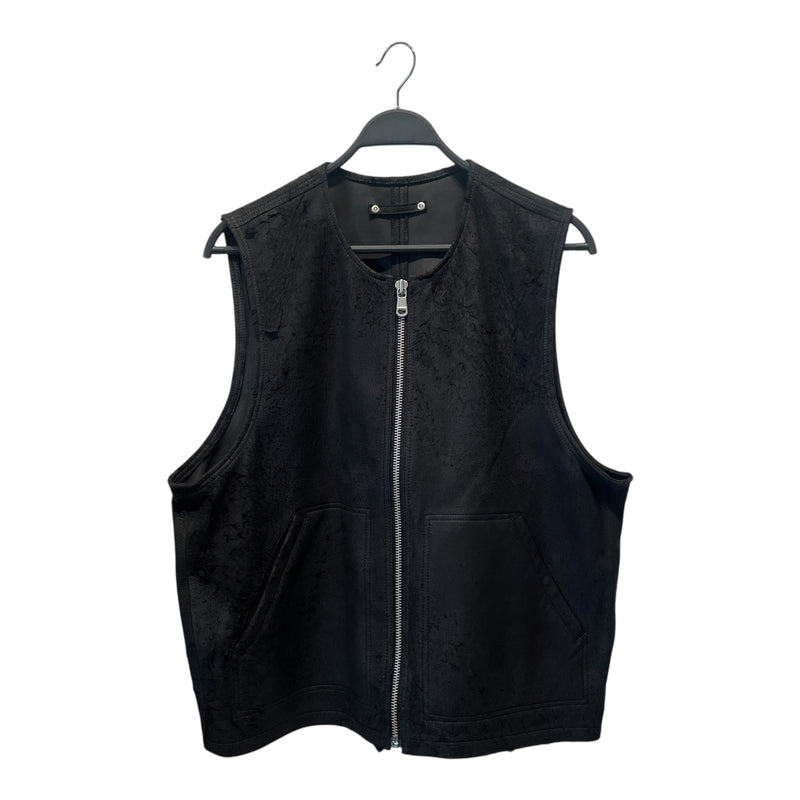 STUSSY/Vest/L/Suede/BLK/
