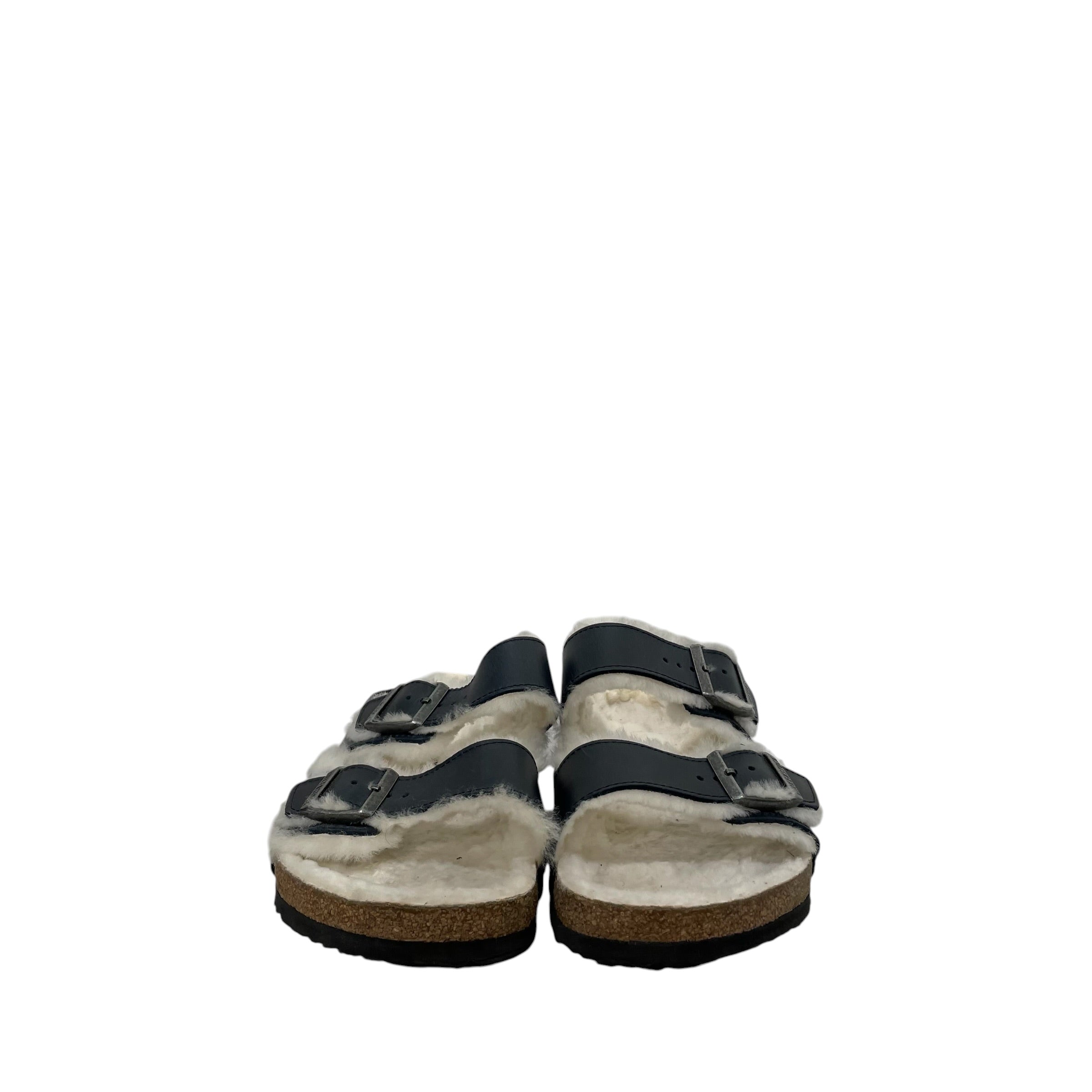 BIRKENSTOCK/Sandals/EU 43/NVY/ARIZONZA SHEARLING view 3