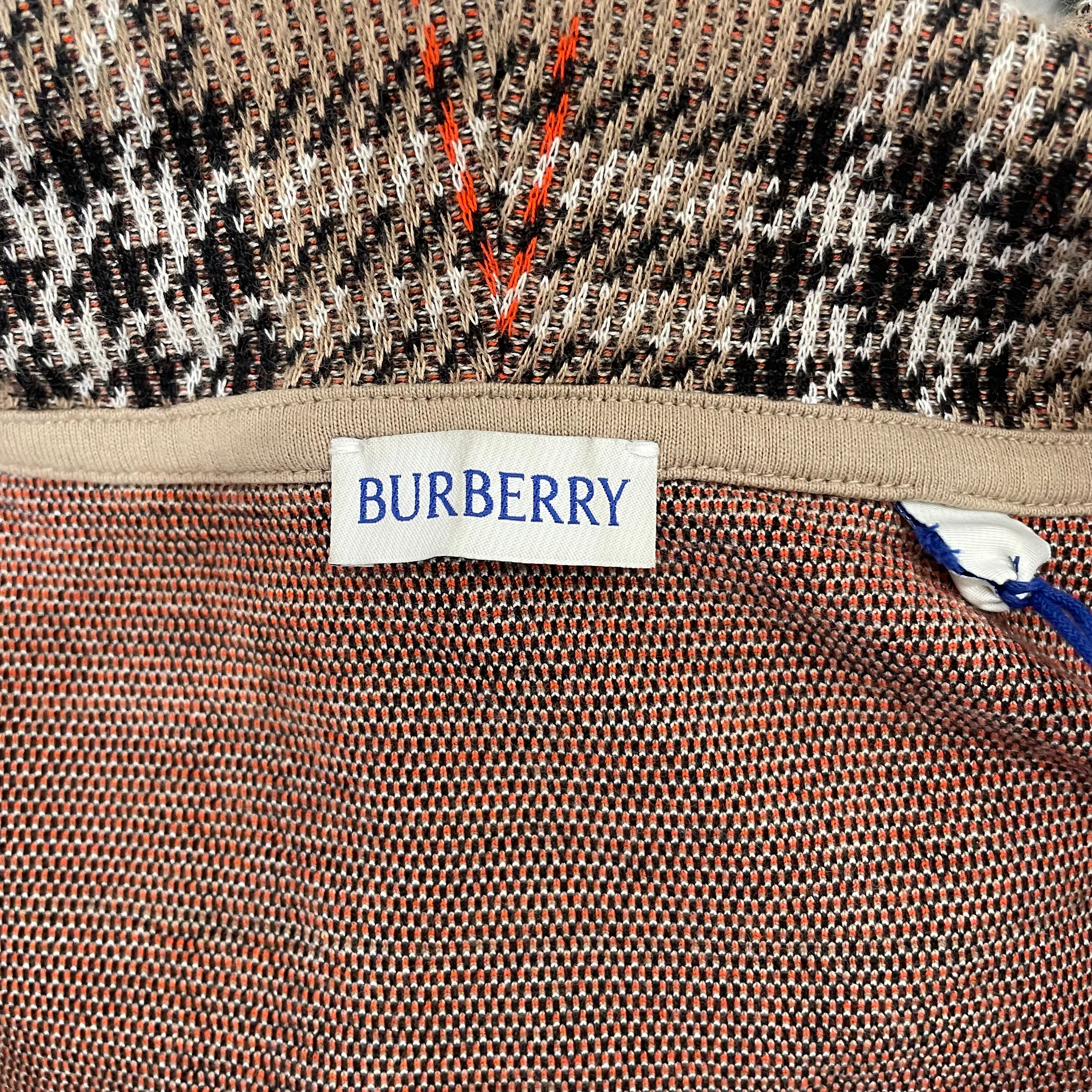 BURBERRY/Zip Up Hoodie/M/Plaid/Cotton/BEG/ view 3