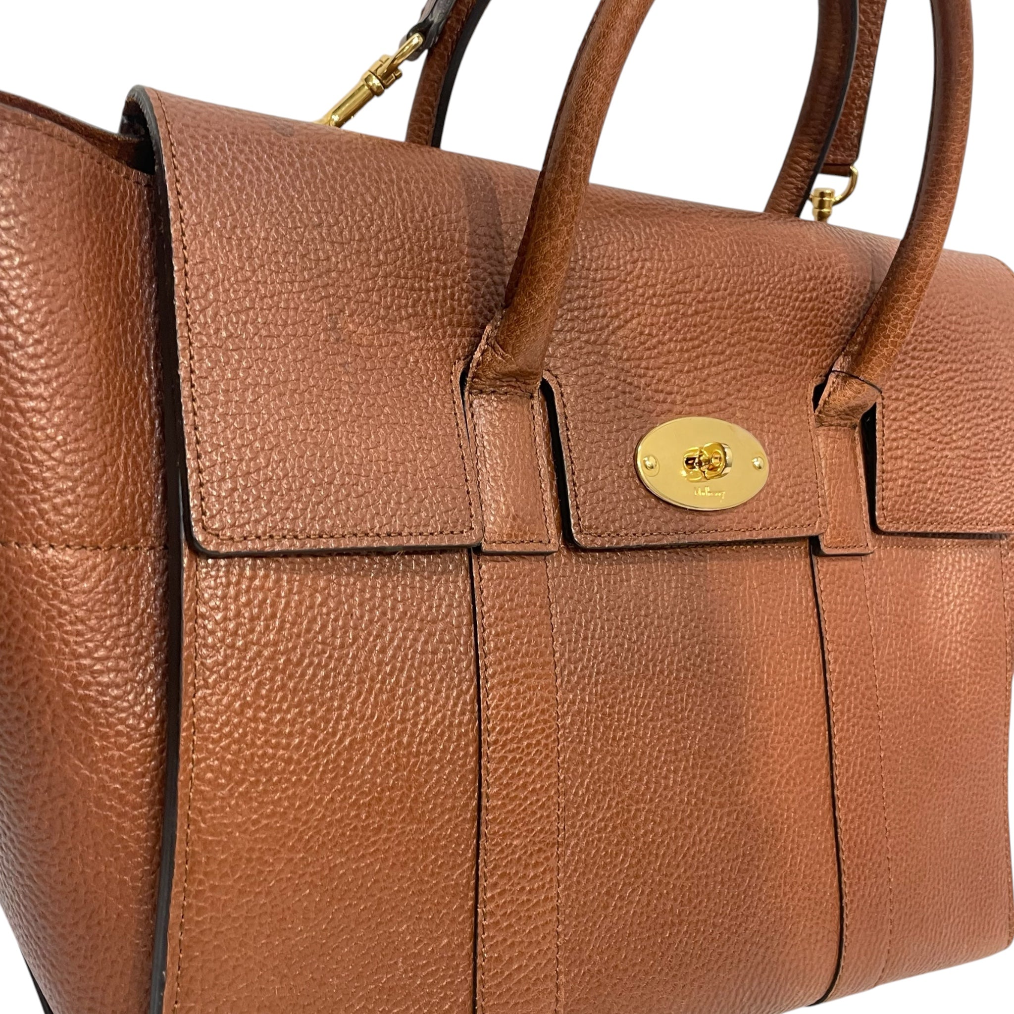 MULBERRY/Tote Bag/Leather/BRW/bayswater gold hardware view 3