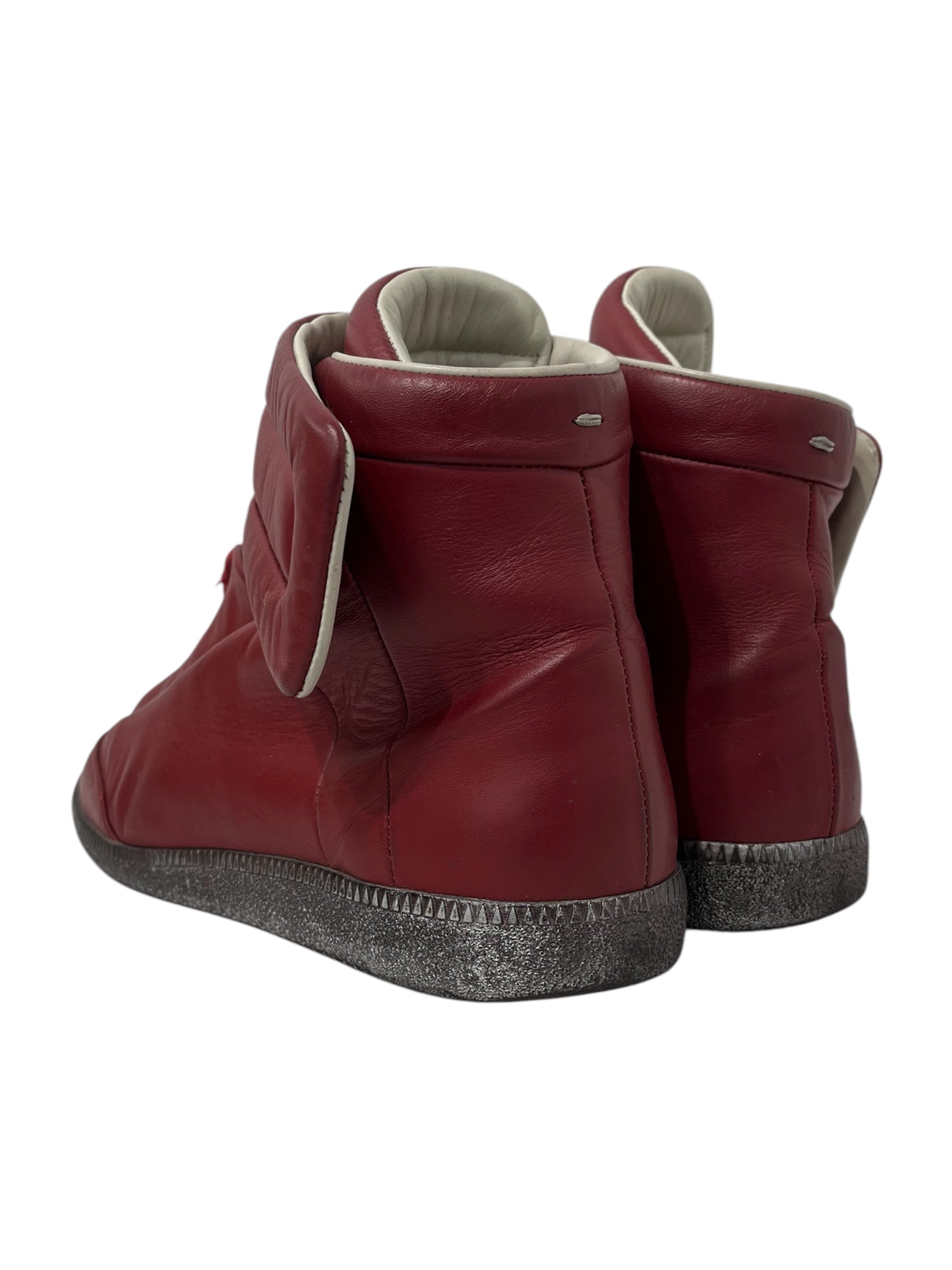 Maison Margiela/Hi-Sneakers/EU 43/Leather/RED/FUTURE HI TOP RED view 2