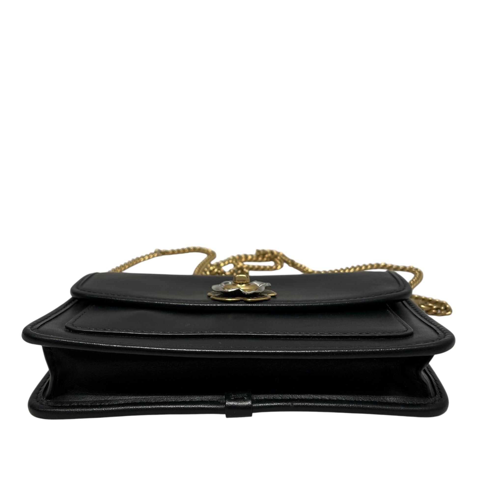 COACH/Cross Body Bag/Leather/BLK/Tea Rose Turn Lock Parker Lthr view 3