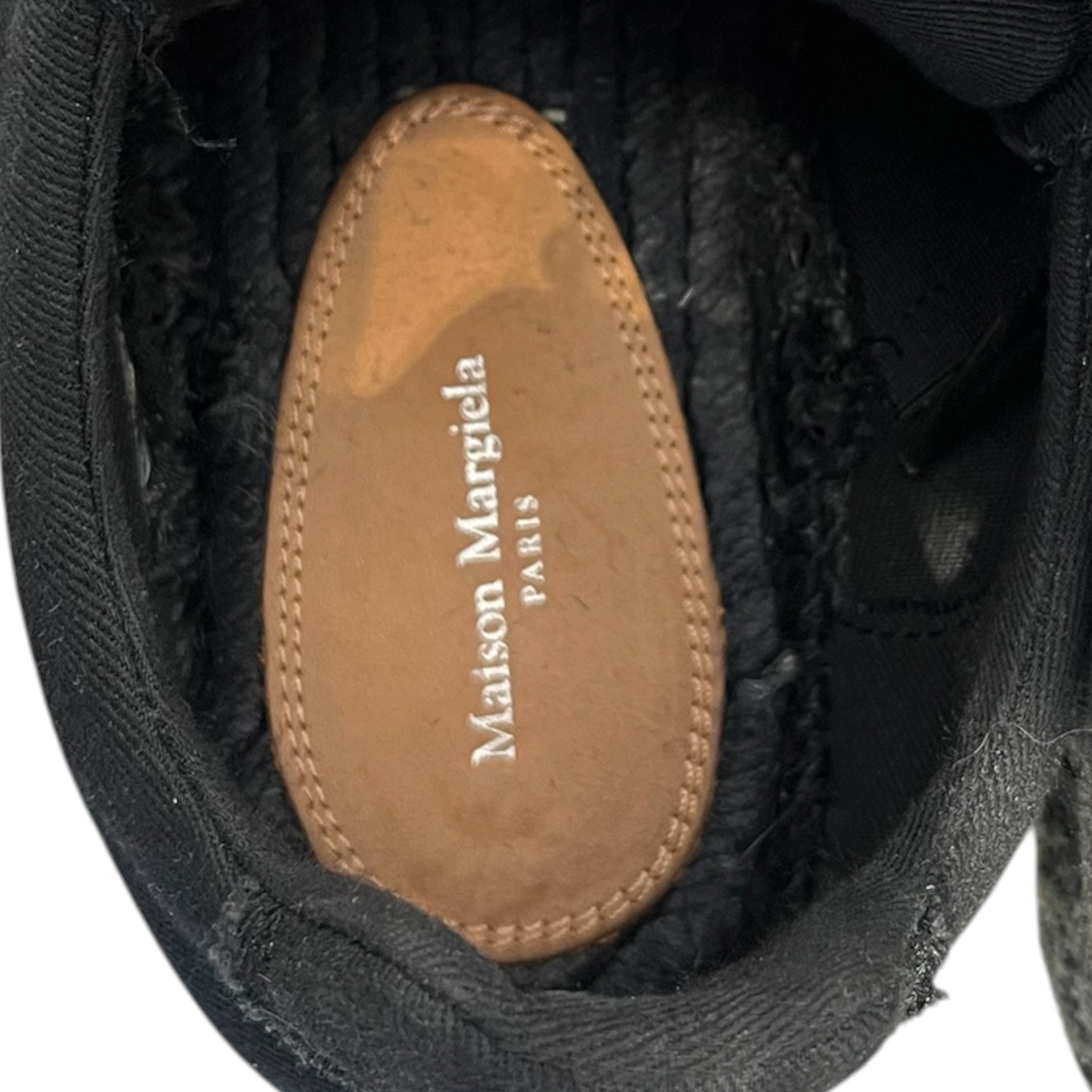 Maison Margiela/Low-Sneakers/US 8.5/Cotton/BLK/REPLICA ESPADRILLE view 3