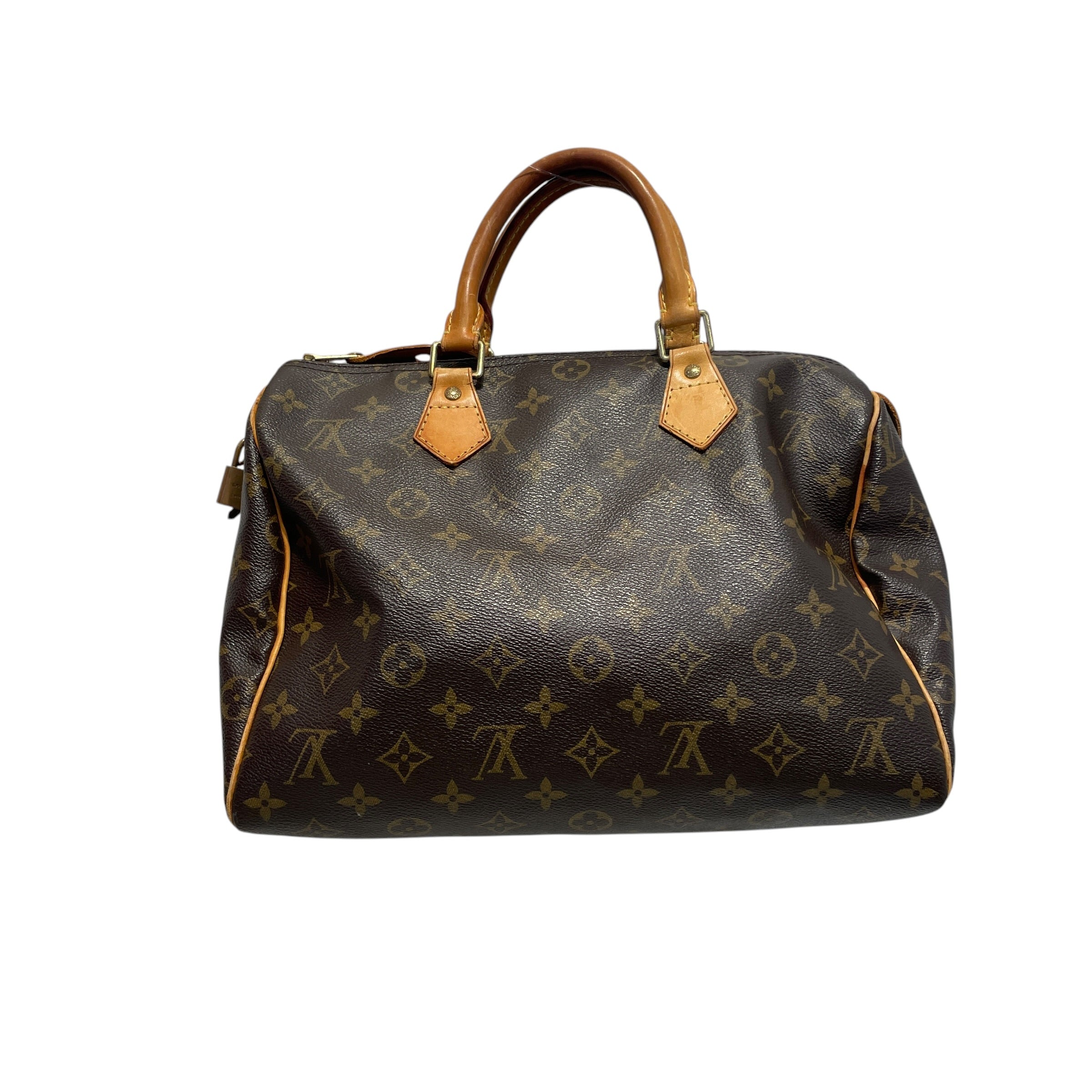 LOUIS VUITTON/Hand Bag/Monogram/Leather/BRW/Speedy 25 Handbag view 1