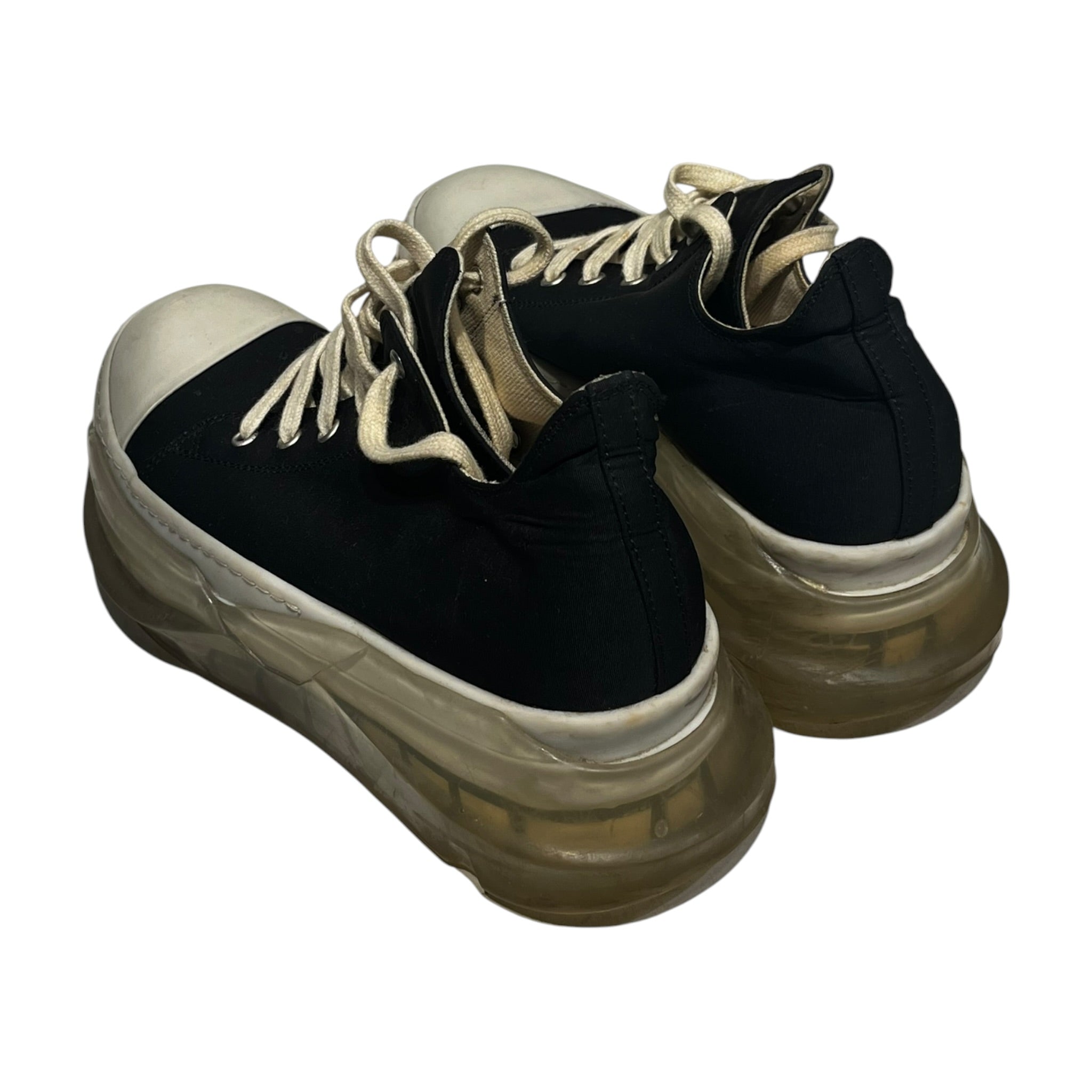 RICK OWENS DRKSHDW/Low-Sneakers/EU 40/Nylon/BLK/Abstract Ramones Trans Sole view 2