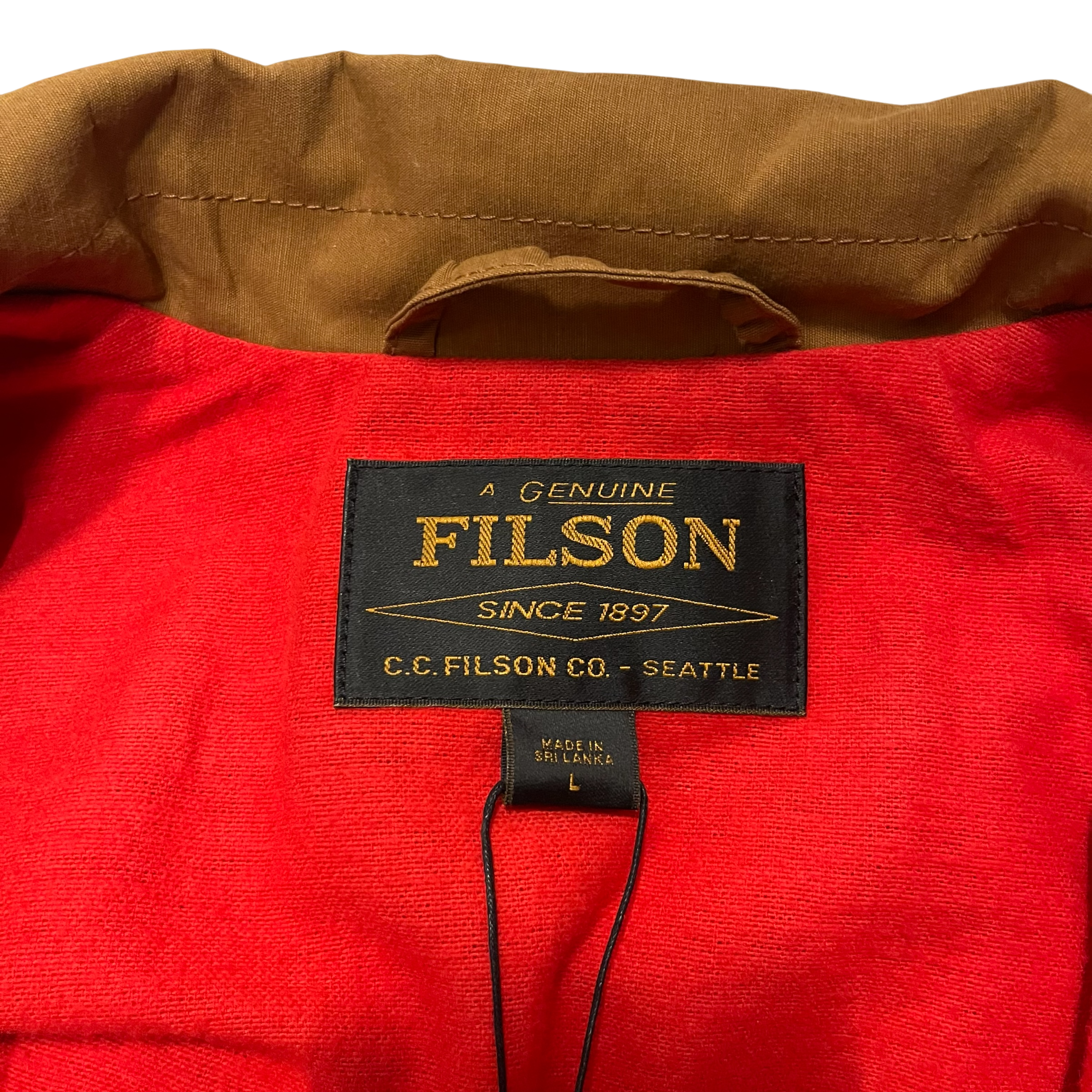 FILSON/Windbreaker/L/Cotton/CML/dry wax windbreaker view 4
