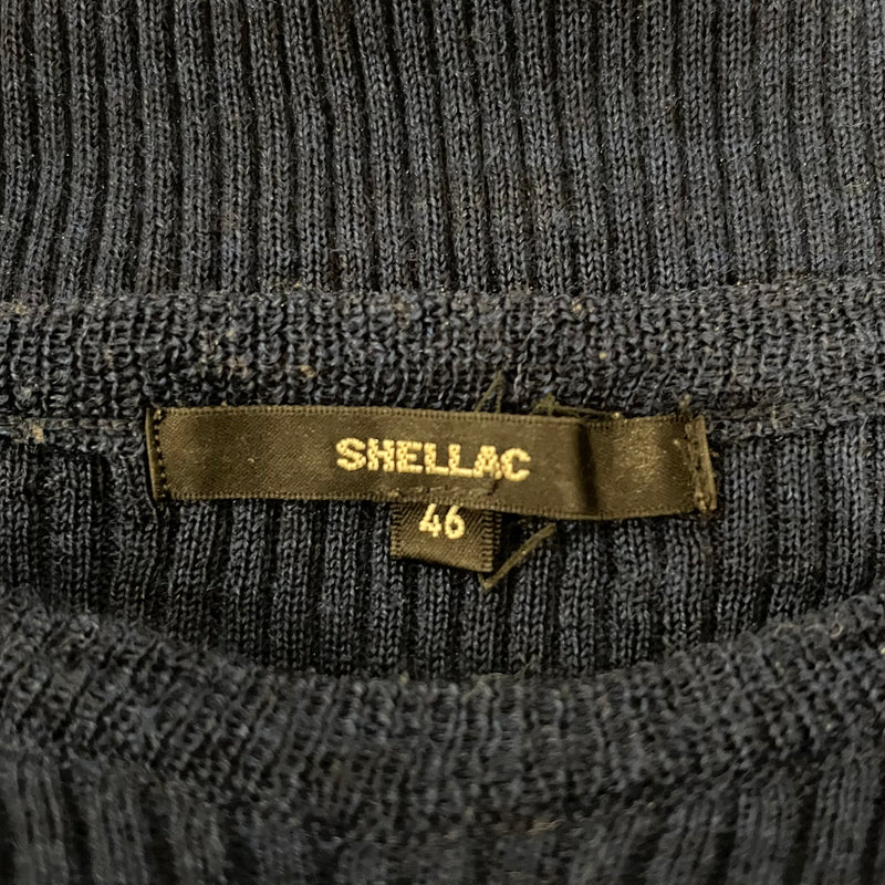 SHELLAC/LS T-Shirt/46/Cotton/BLU/