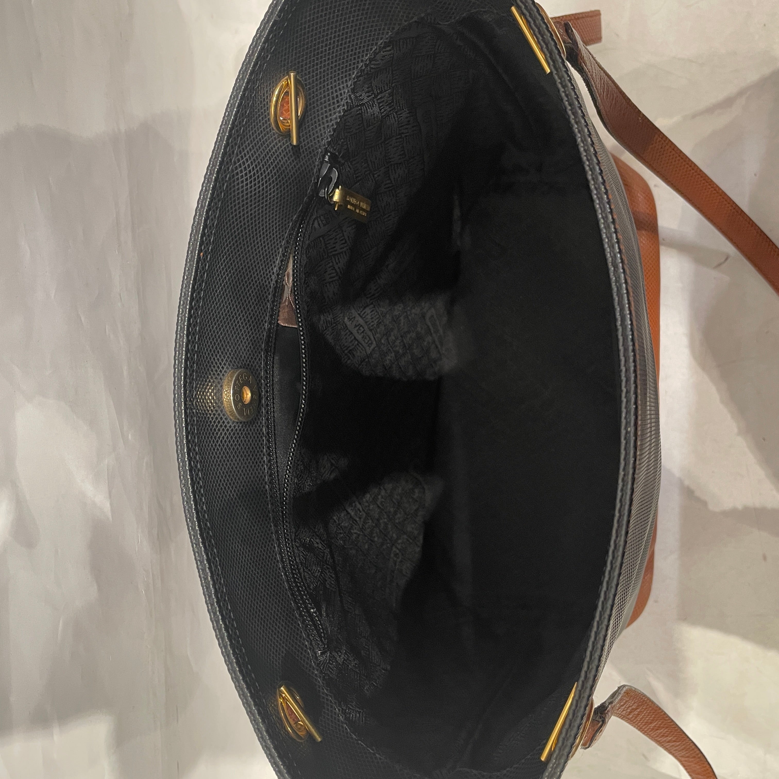 BOTTEGA VENETA/Tote Bag/NVY/RUBBER CANVAS BAG view 2