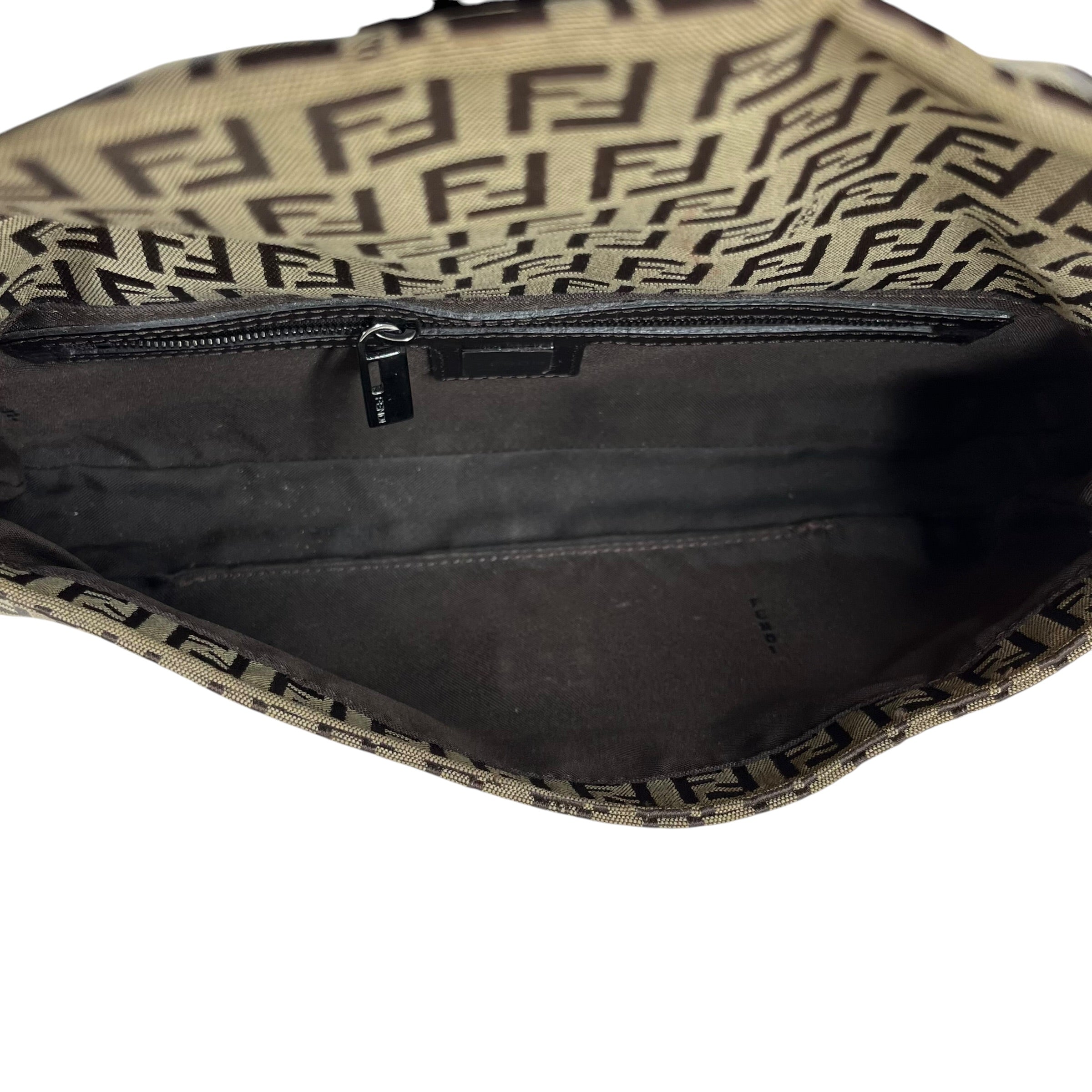 FENDI/Bag/Monogram/Cotton/BRW/ZUCCHINO FF BAGUETTE view 4