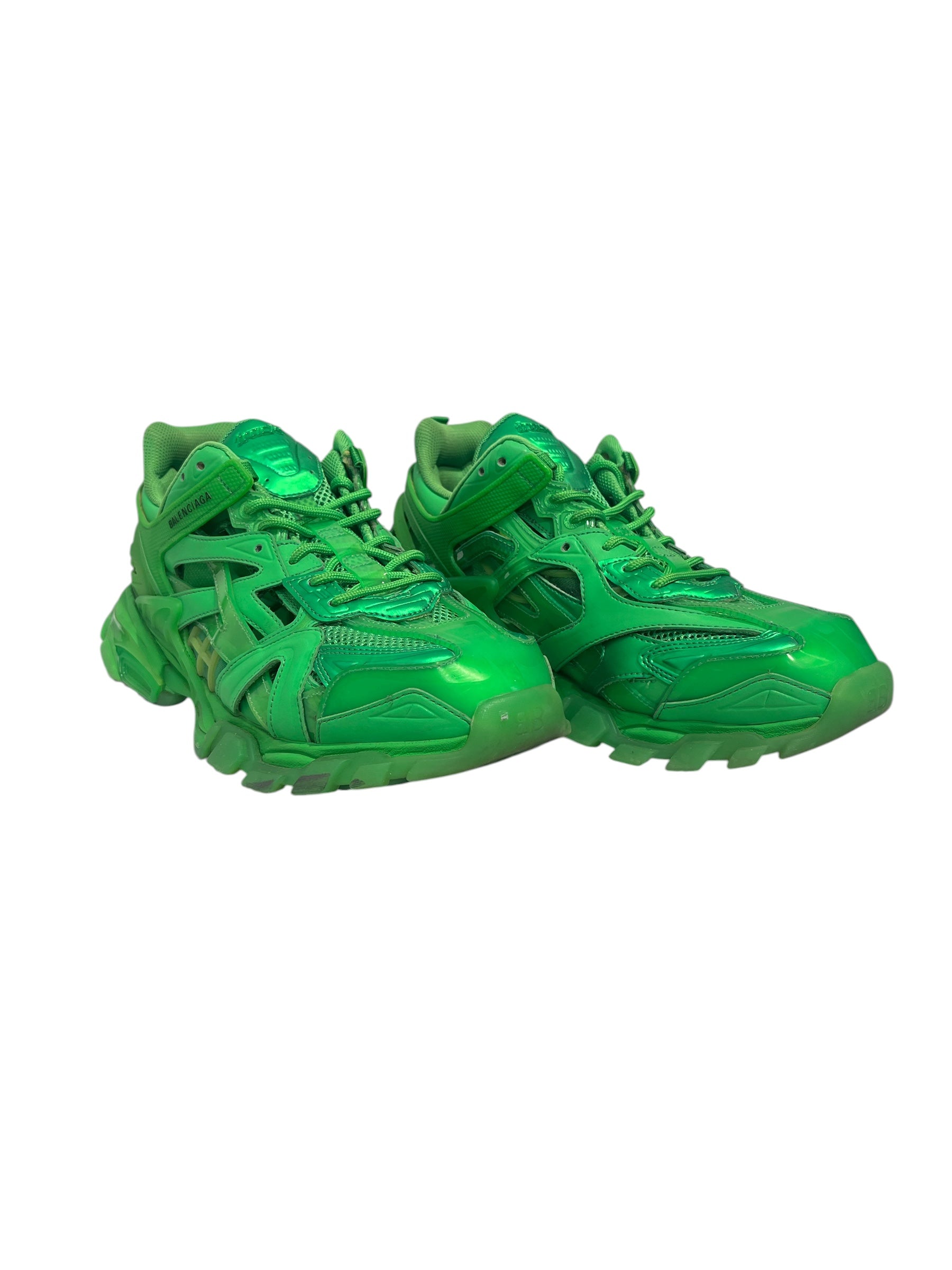 BALENCIAGA/Low-Sneakers/US 12/GRN/TRACK2 SHINY GREEN view 1