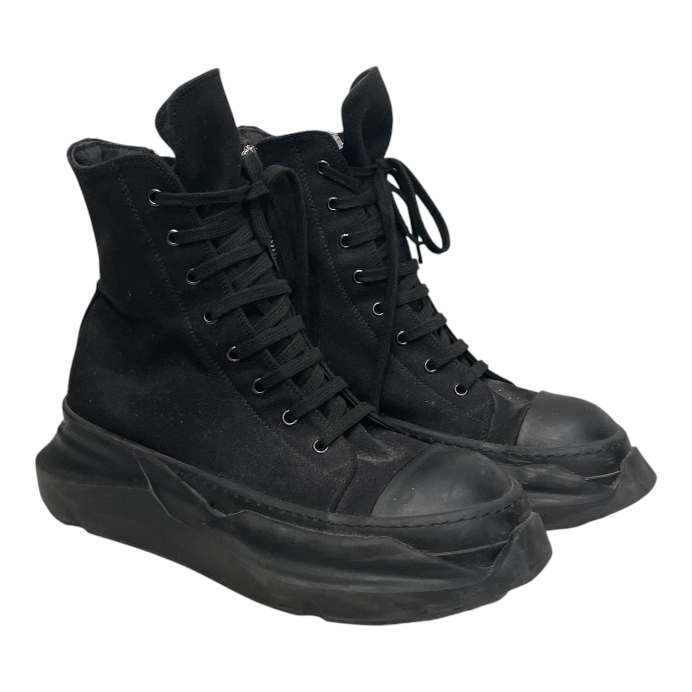 Rick Owens/Hi-Sneakers/EU 41/Leather/BLK/ABSTRACT RAMONE view 1