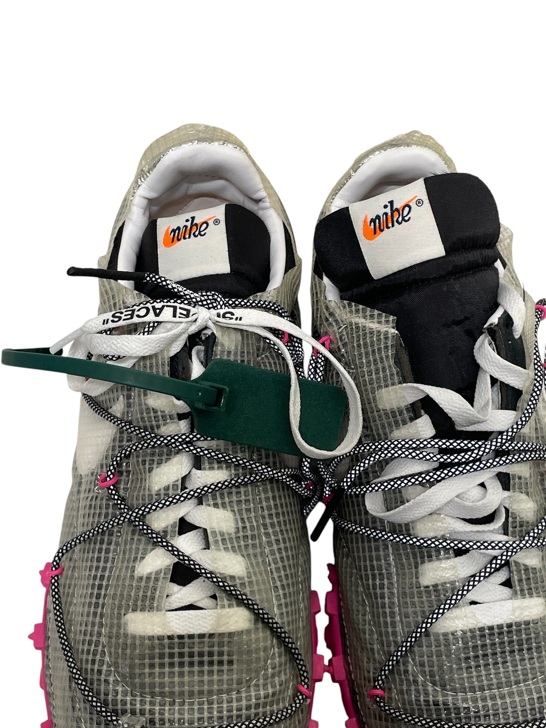 NIKE/OFF-WHITE/Low-Sneakers/US 12.5/Cotton/GRY/waffle racer view 6