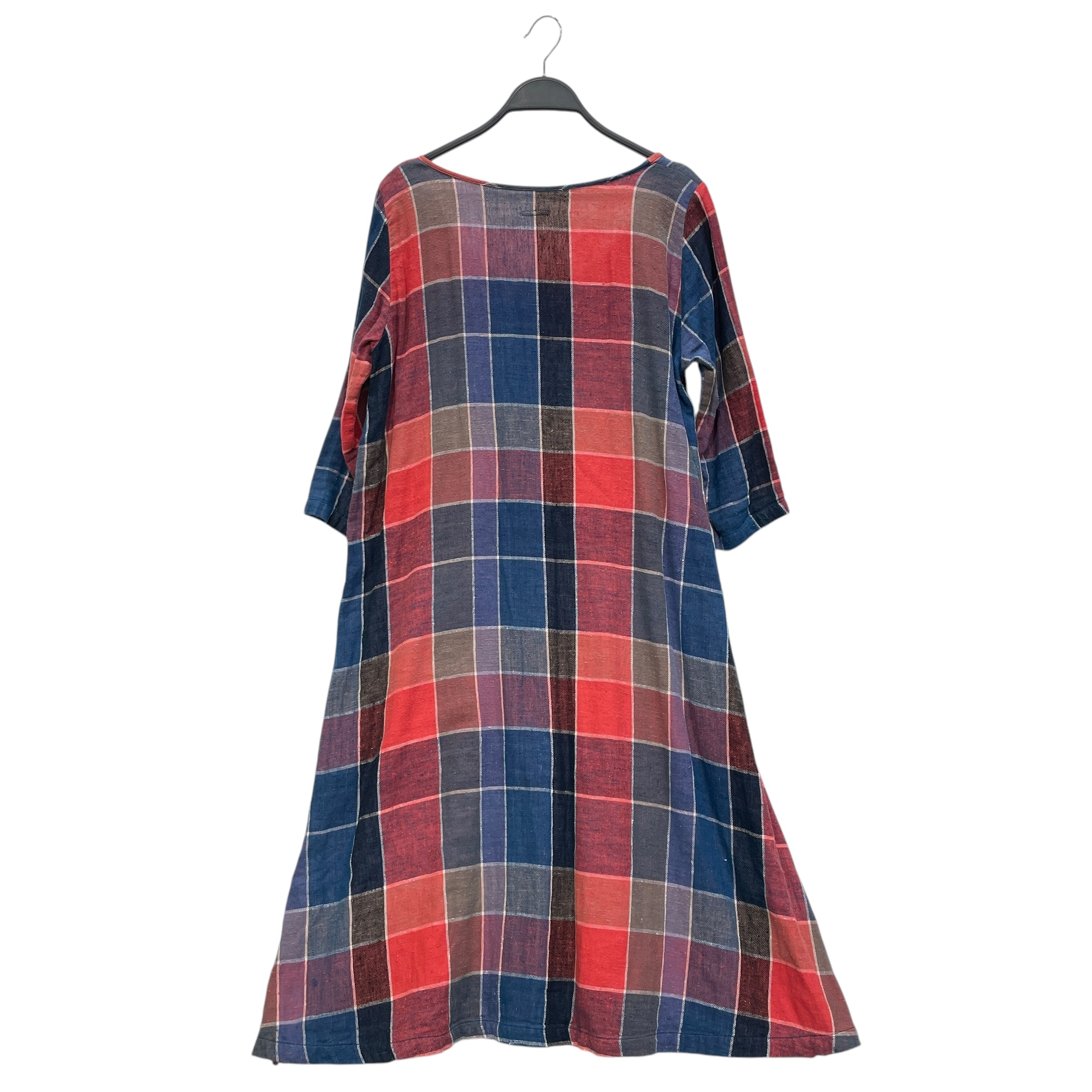 KAPITAL/LS Dress/1/Plaid/Cotton/MLT/RED WHITE BLUE KAPITAL DRESS view 2