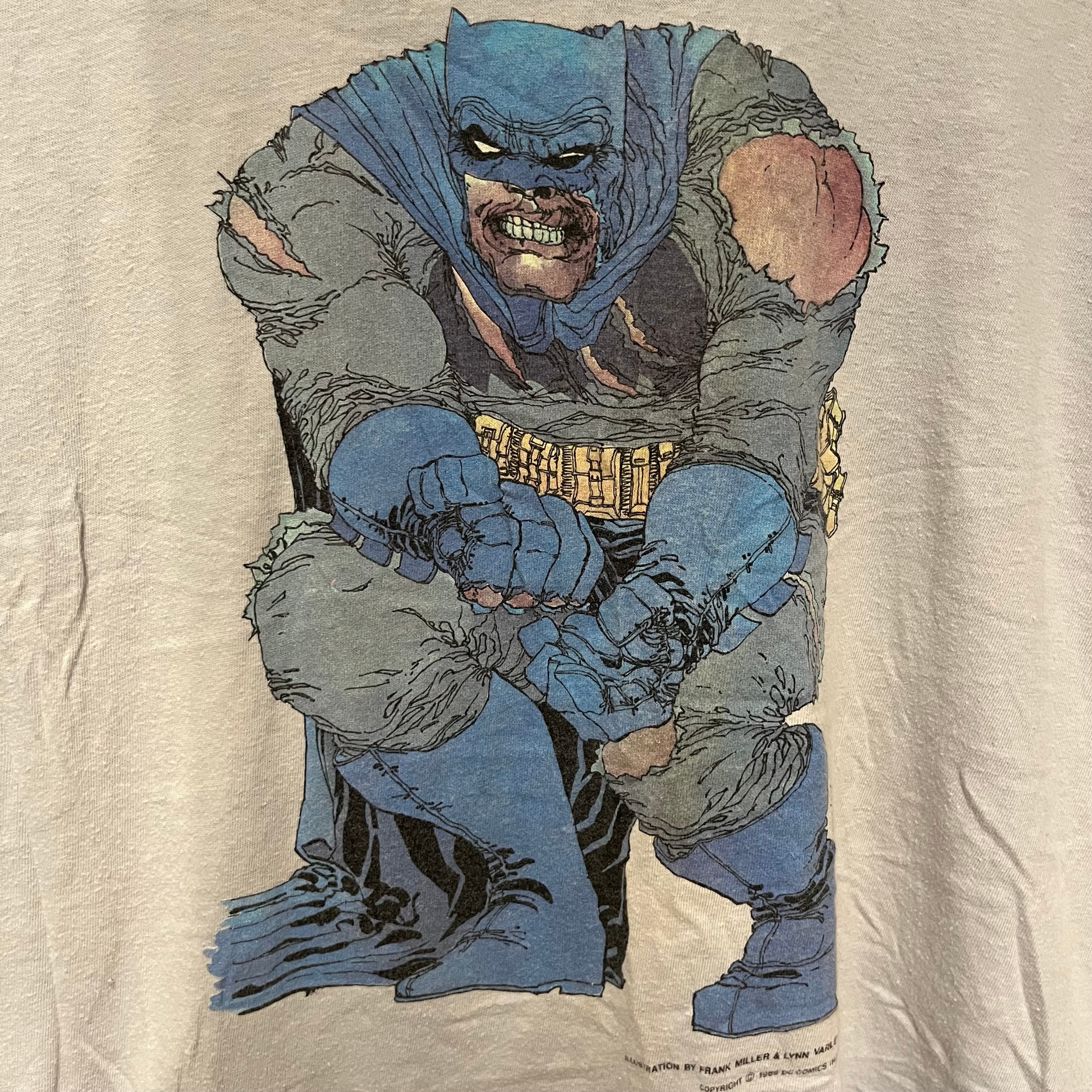 Vintage/T-Shirt/XL/Cotton/GRY/1986 frank miller batman view 5