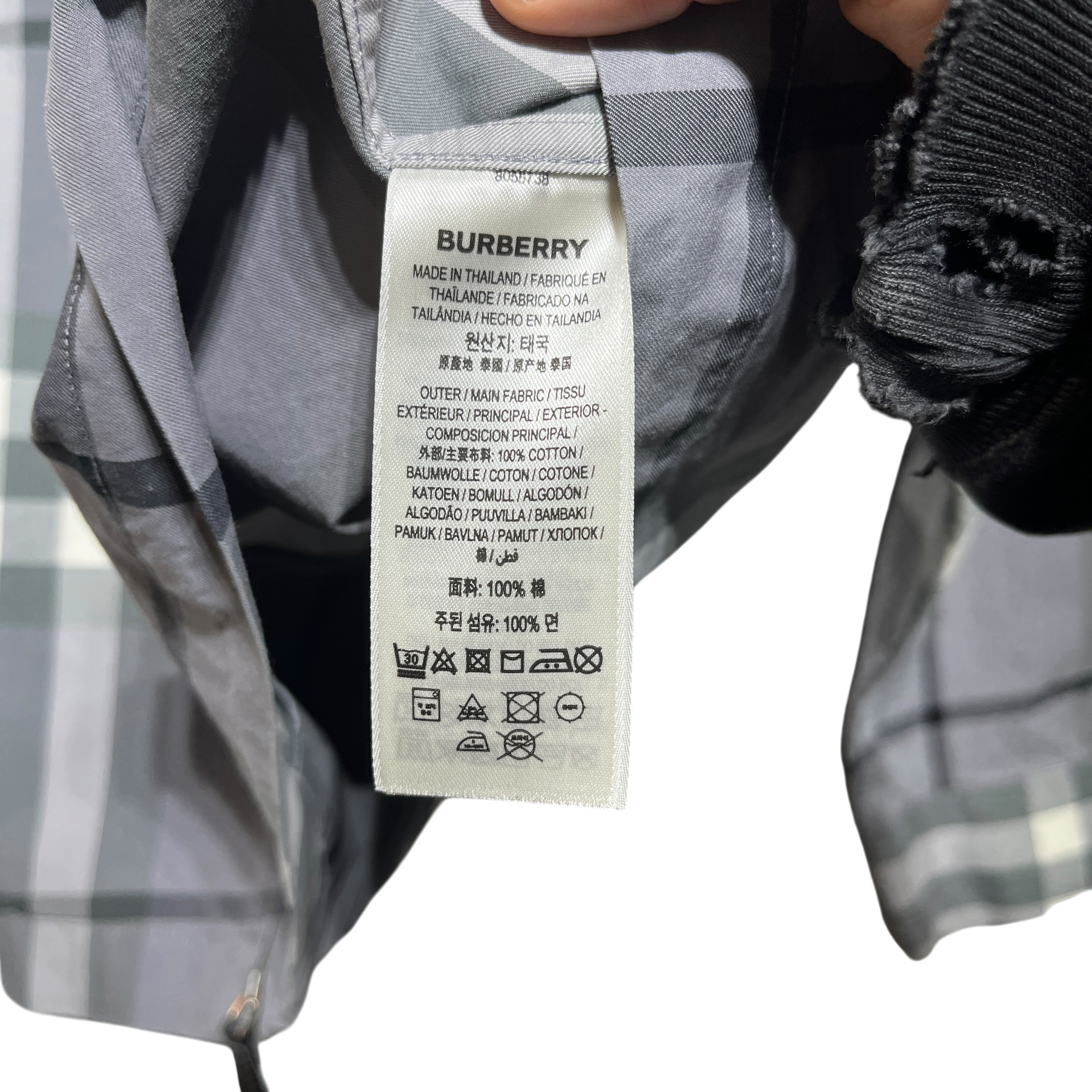 BURBERRY LONDON/Jacket/XXXL/SLV/Plaid/PECKHAM ZIP UP view 4