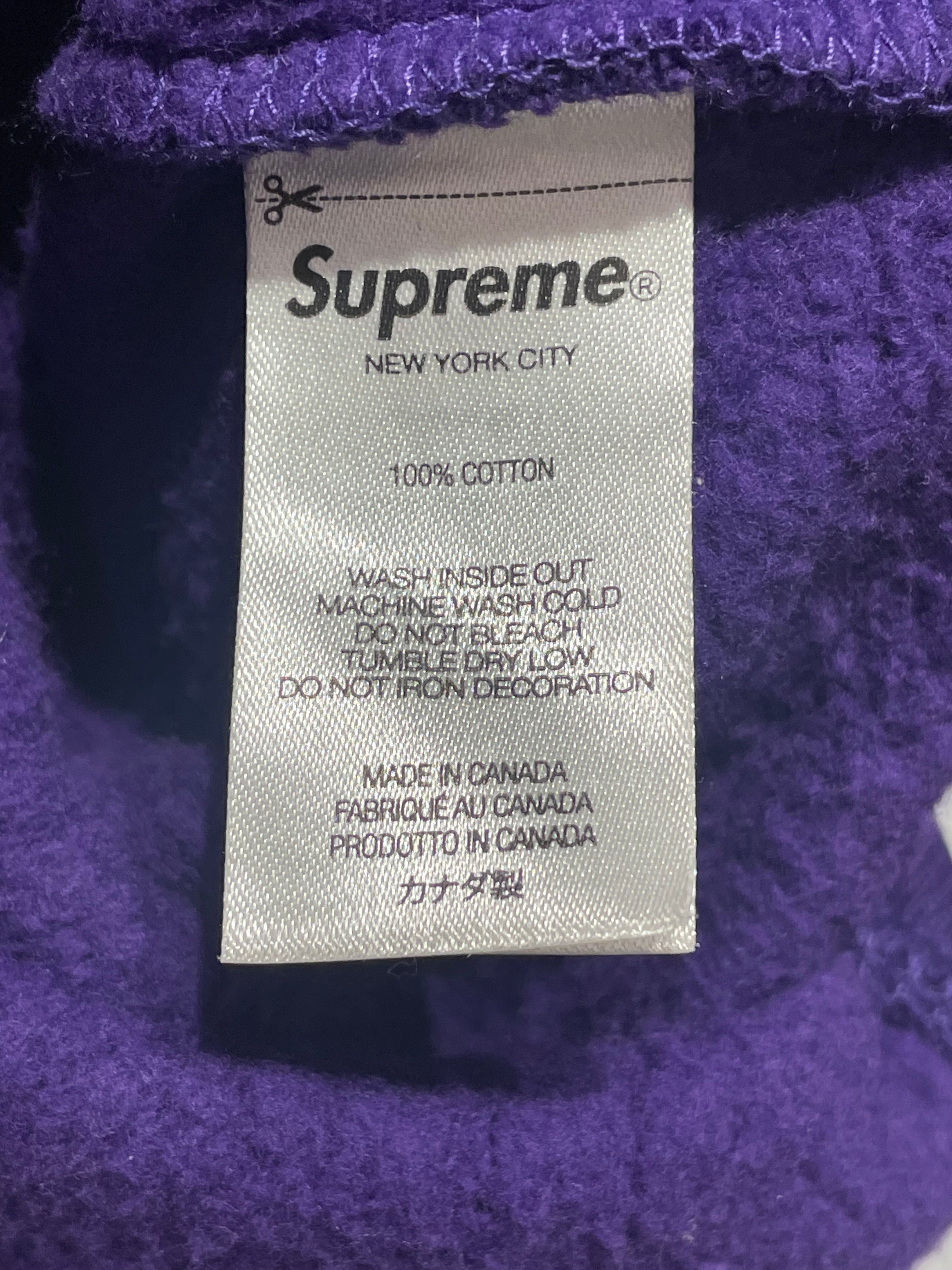 Supreme/Hoodie/L/Cotton/PPL/USA view 4